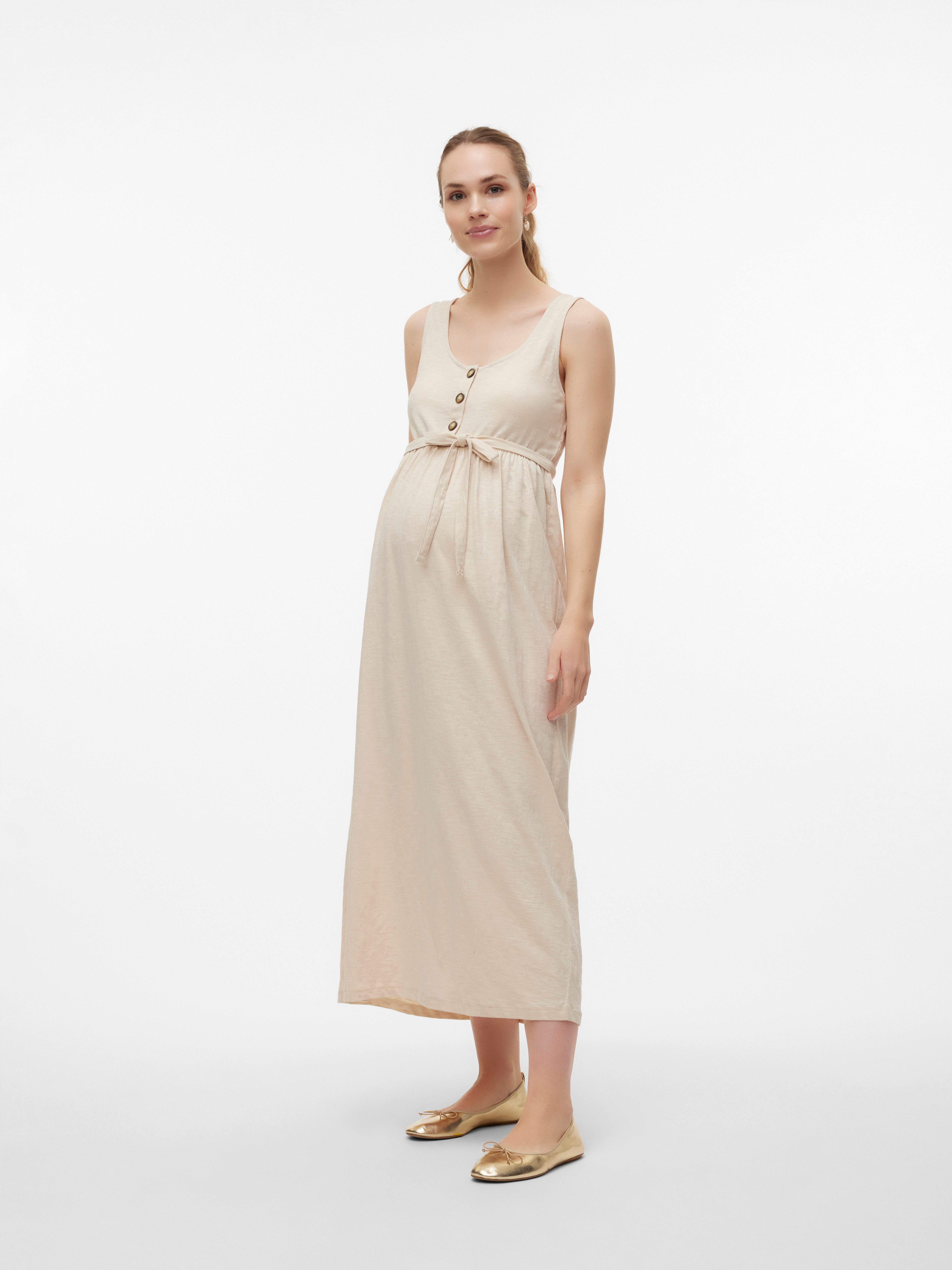 Mamalicious Trägerkleid MLEVI LIA SL JRS ANKLE DRESS 2F NOOS Sommerkleid günstig online kaufen