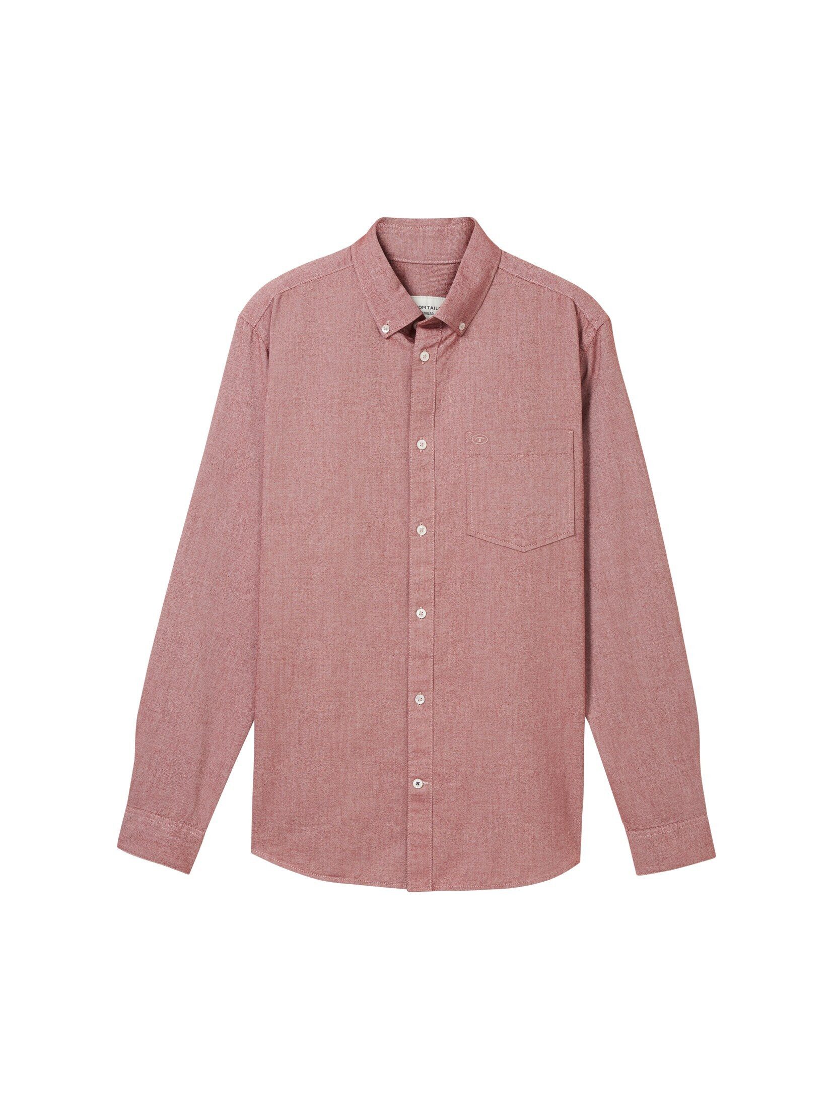 dark burgundy chambray