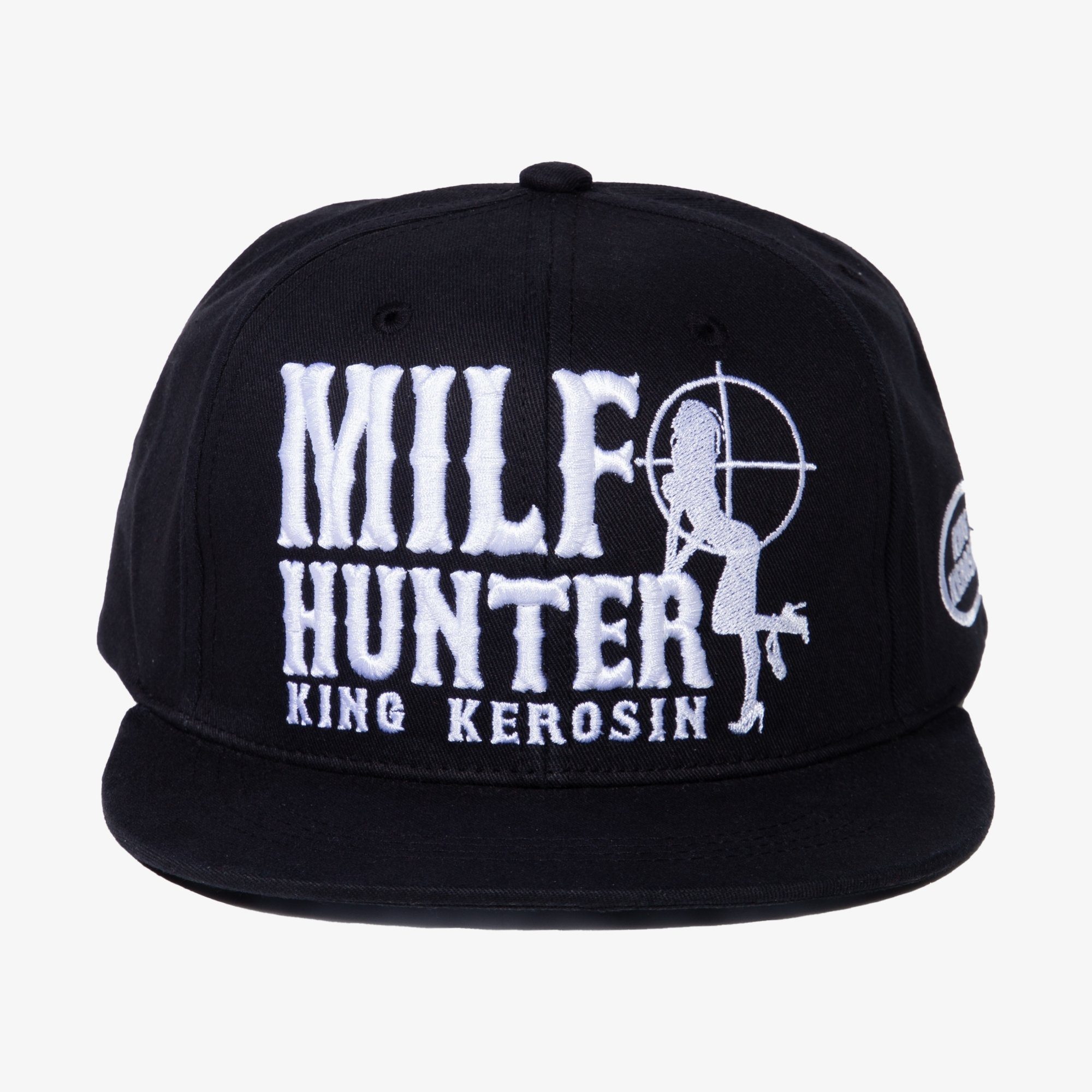 KingKerosin Snapback Cap Milf Print mit Hunter Schirmunterseite der auf