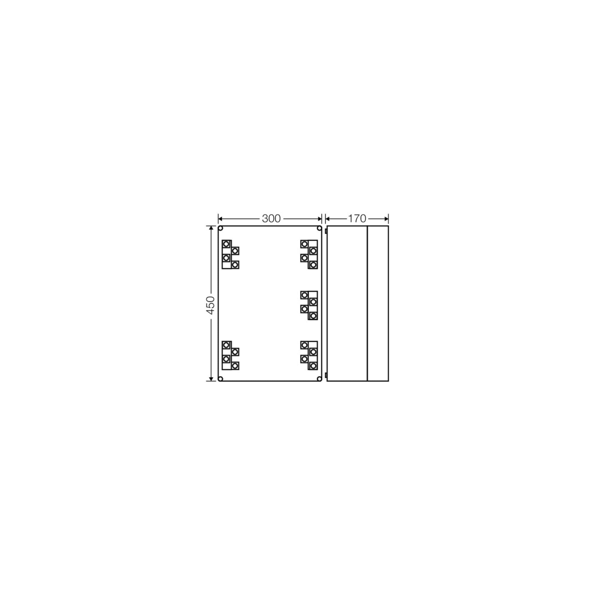 HENSEL Kabelbox Hensel Kabelabzweigkasten 16-70qmm 3ph. 5p K 7005