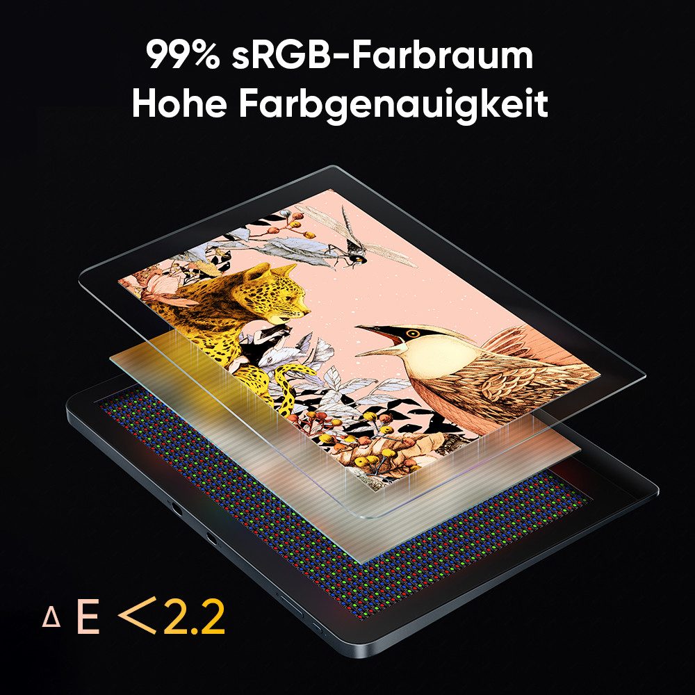 XP-PEN Artist pro16( Gen2) Grafiktablett (16", 16K-Druck, 2.5K Display, entspiegelt, kabellose Fernbedienung) – Bild 4 von 5