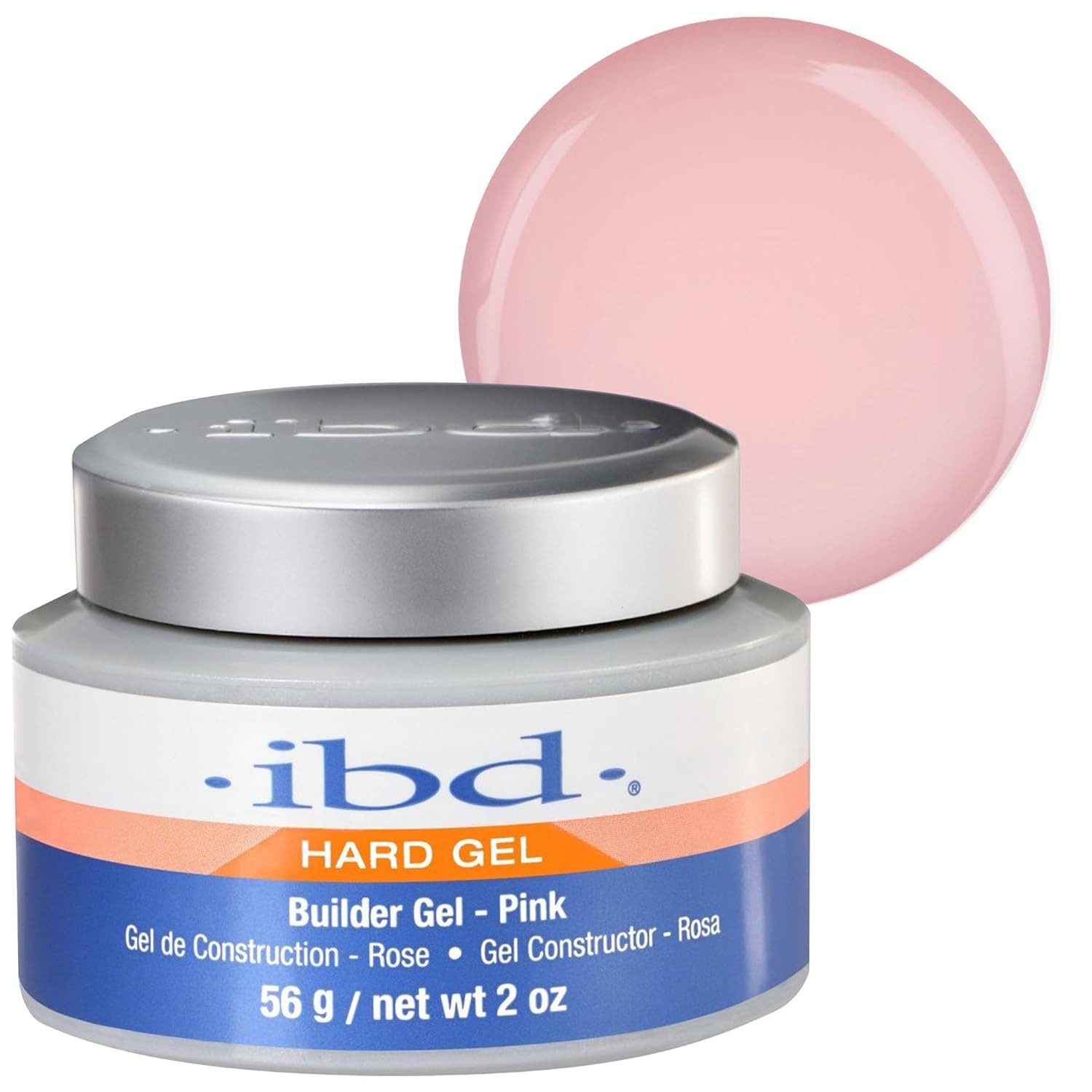 IBD UV-Gel IBD Builder Gel Pink Premium UV Aufbaugel für Nägel 56 g
