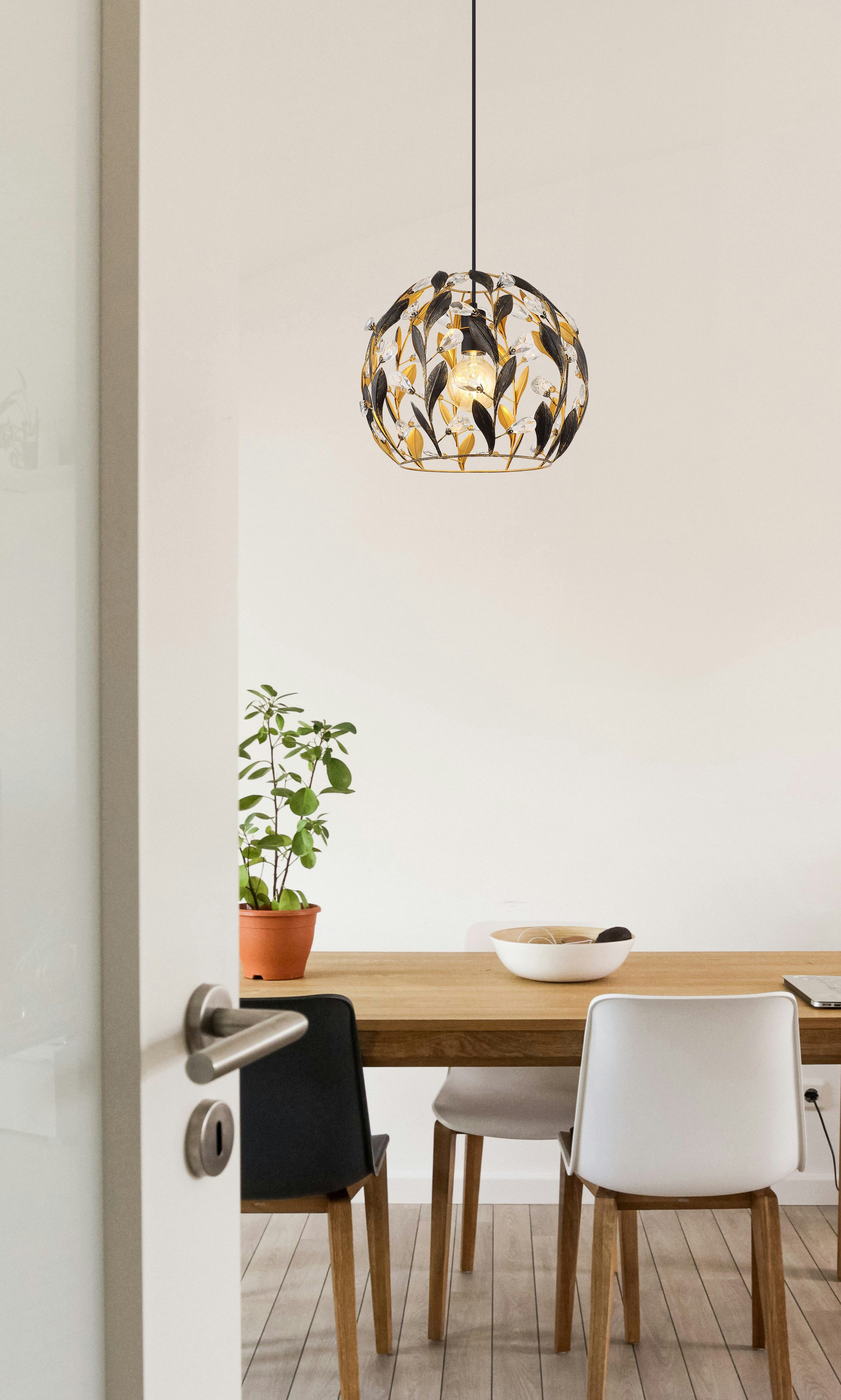 GLOBO LIGHTING Hängeleuchte MIKA, ohne Leuchtmittel, Hängelampe Esszimmer-Leuchte Esstischleuchte Wohnzimmer