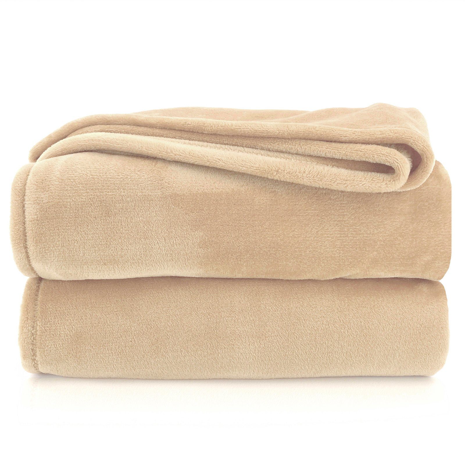 Wohndecke Premium Super Soft Flanell Kuscheldecke Sofadecke, heimtexland, super weich und flauschig, Allergiker geeignet, atmungsaktiv