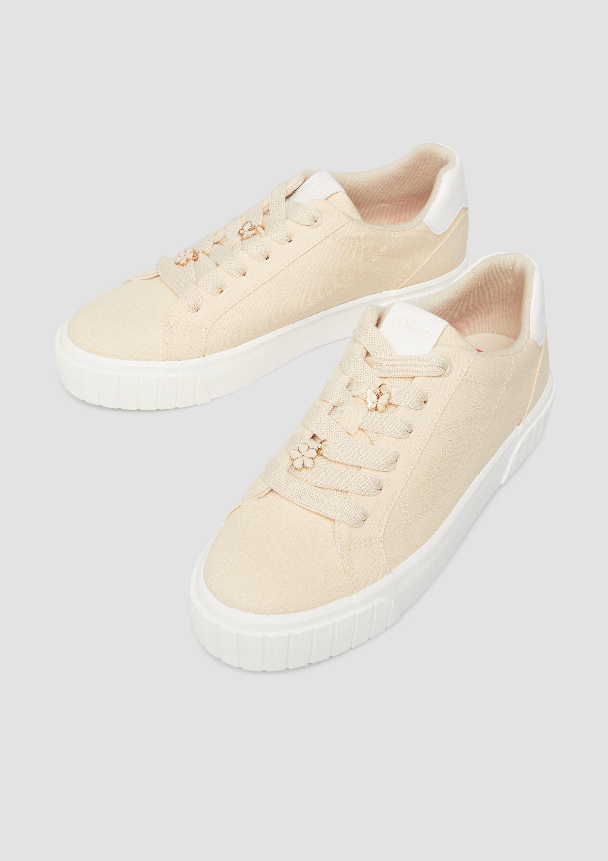 s.Oliver Sneakers Sneaker Textil-Sneaker mit Schnürung
