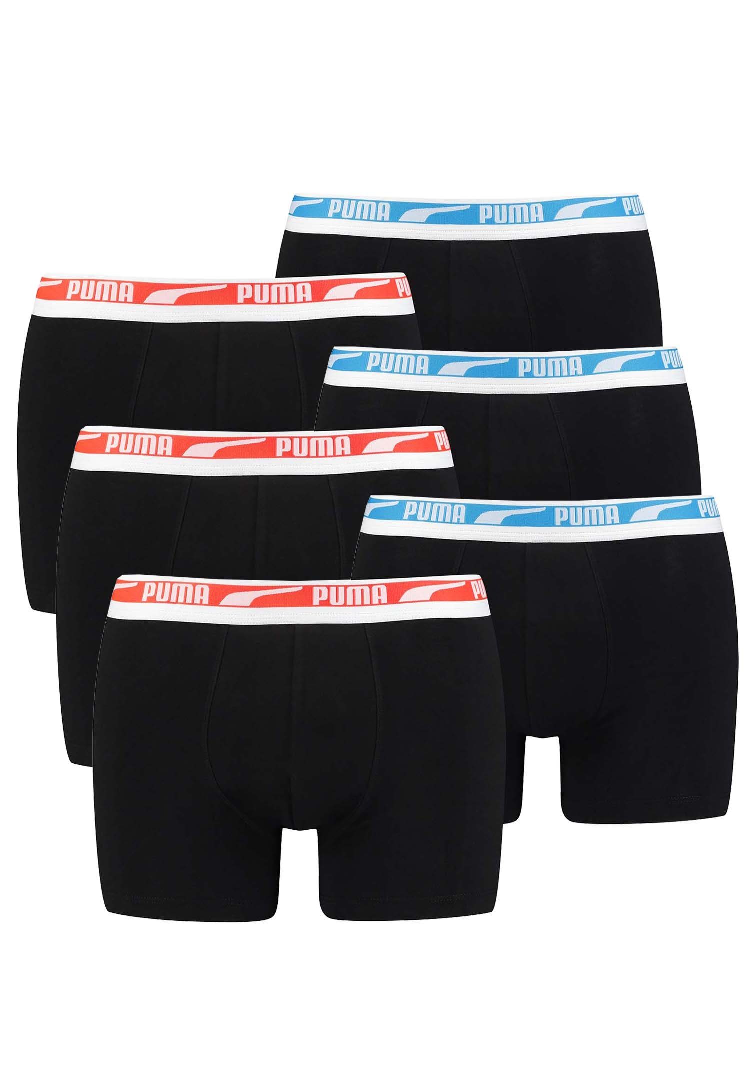 PUMA Boxershorts PUMA MEN MULTI LOGO BOXER 6P (Spar-Set, 6-St)