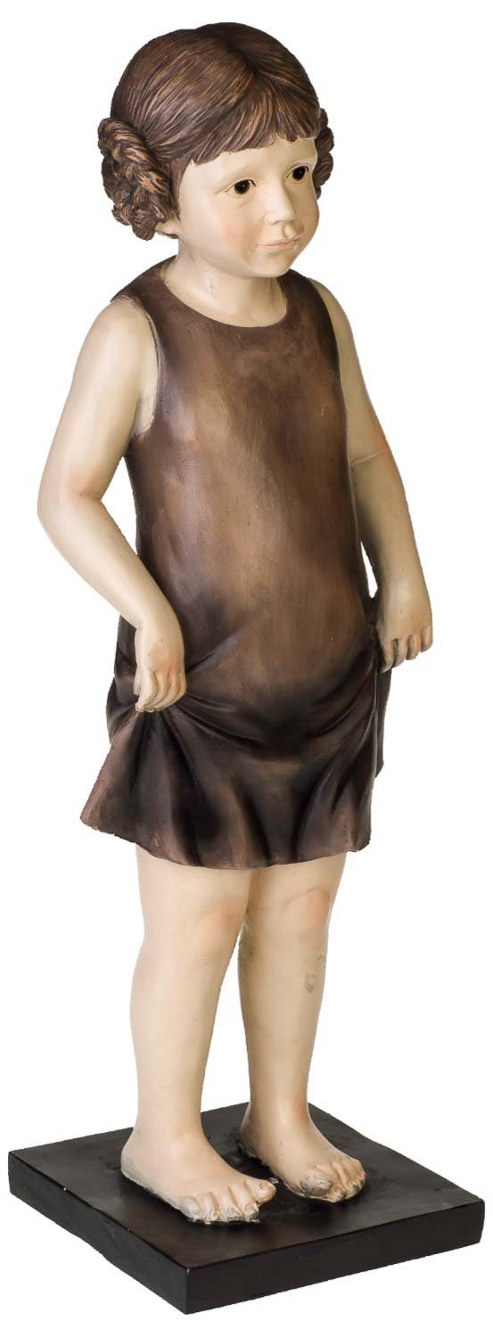 Statue Antik-Stil Aubaho Puppe Figur XXL Skulptur Mädchen 61cm Dekofigur - Kind
