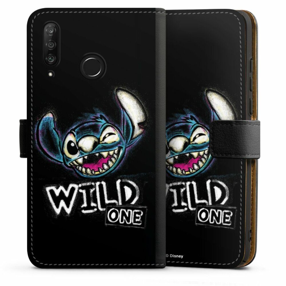 DeinDesign Handyhülle Lilo & Stitch Offizielles Lizenzprodukt Disney Wild One Stitch, Huawei P30