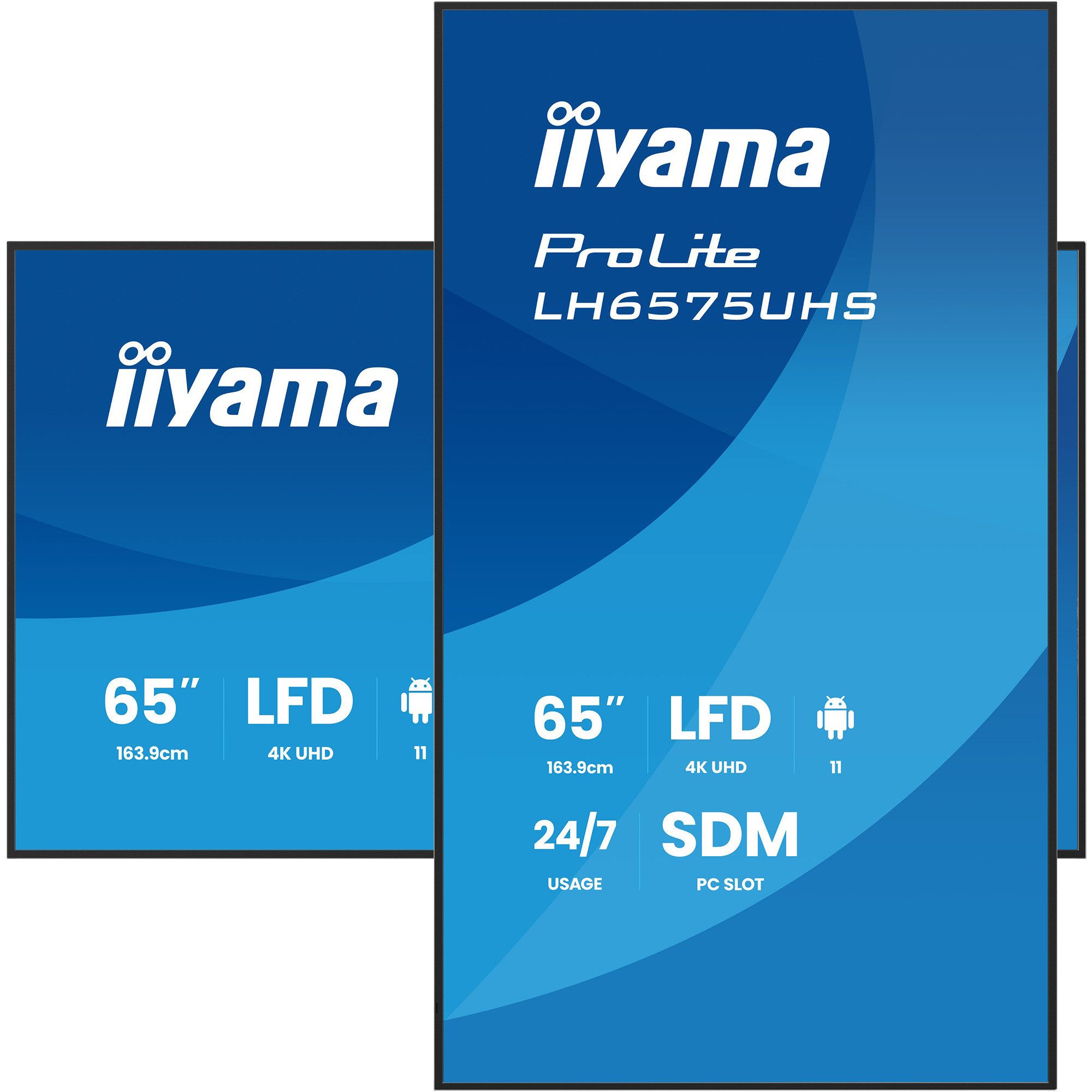 Iiyama iiyama ProLite LH6575UHS-B2AG, Public Display, TFT-Monitor (3840 x 2160 px)