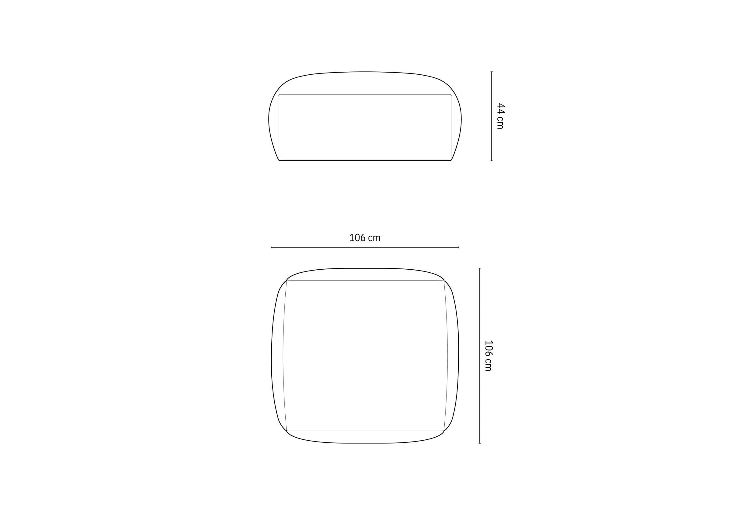 Micadoni Sitzhocker Martina, Groß
