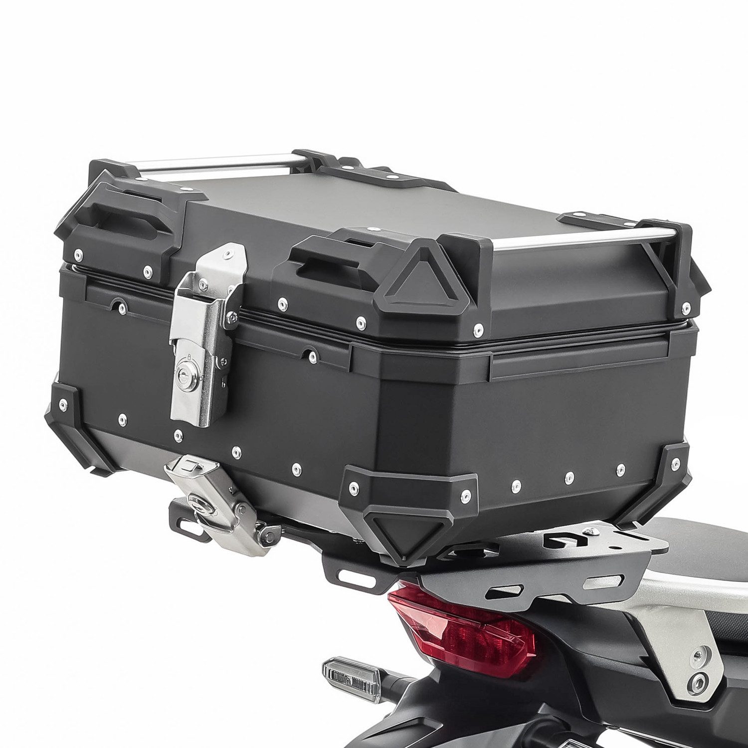 Topcase Motorrad Alu Top Case # XB22 Aluminium 22 Liter schwarz