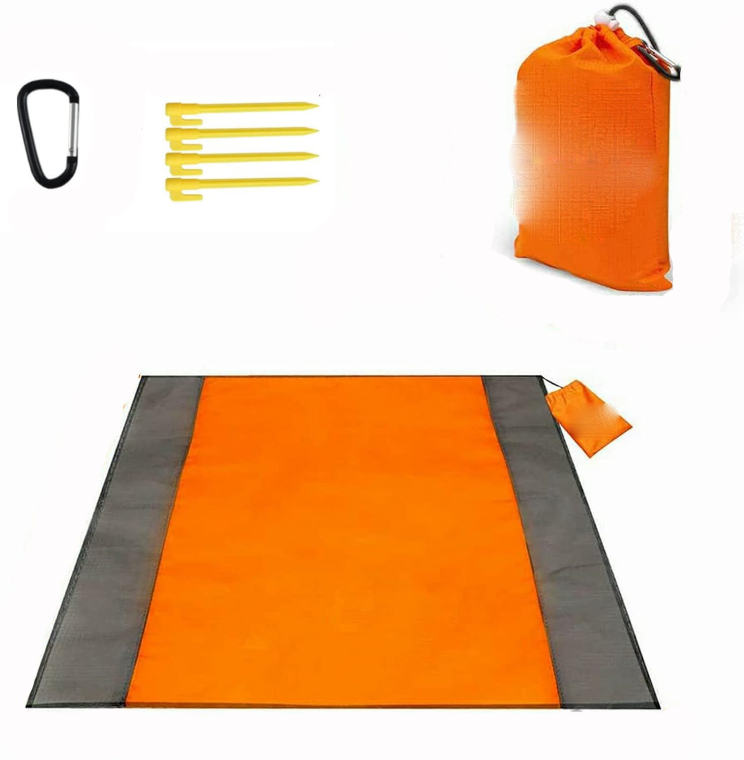 Picknickdecke, Diyarts, Strandmatte, Übergröße, wasserdicht, sanddicht, klappbar