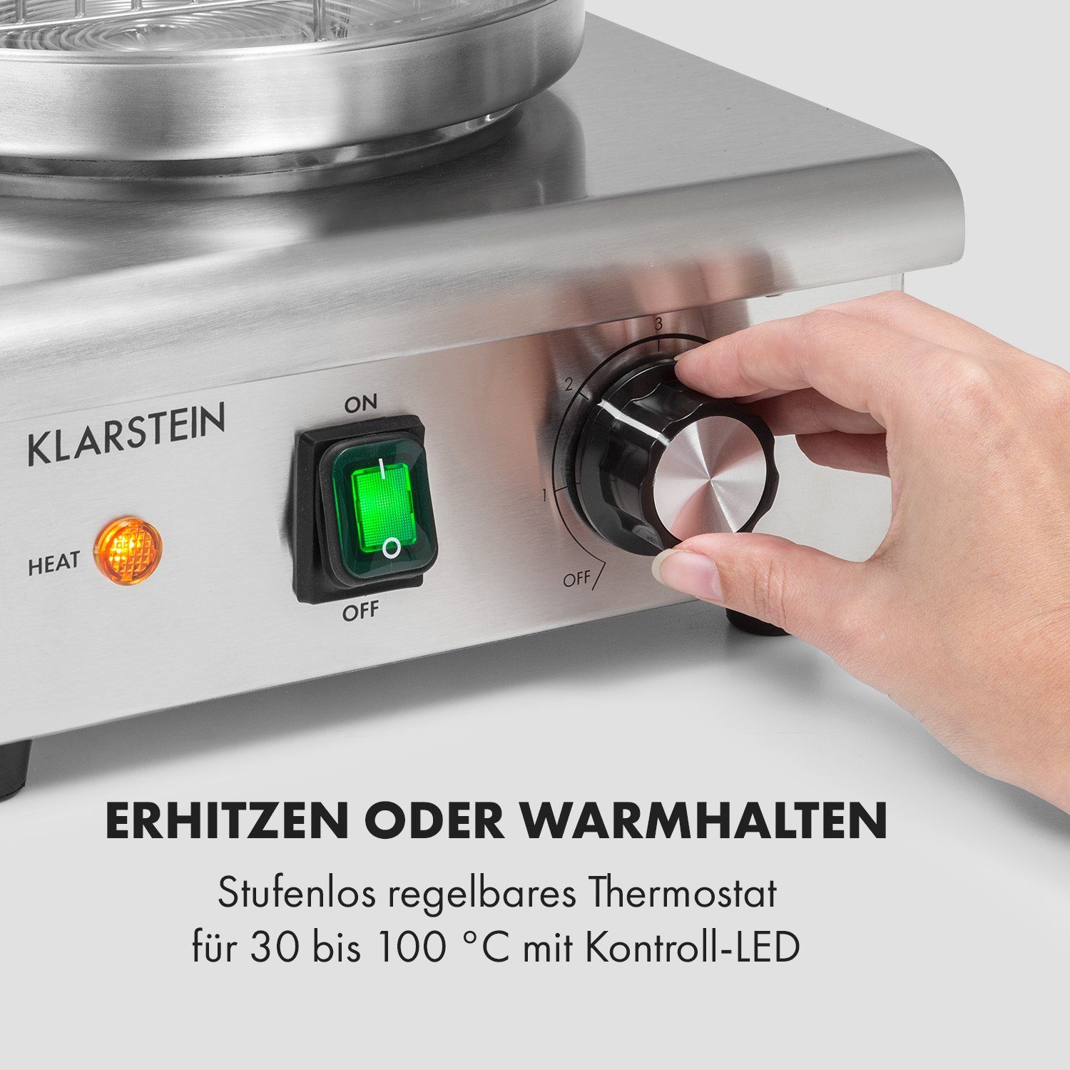 Klarstein Hotdog-Maker Wurstfabrik 450 Hot Dog Maker, 450 W