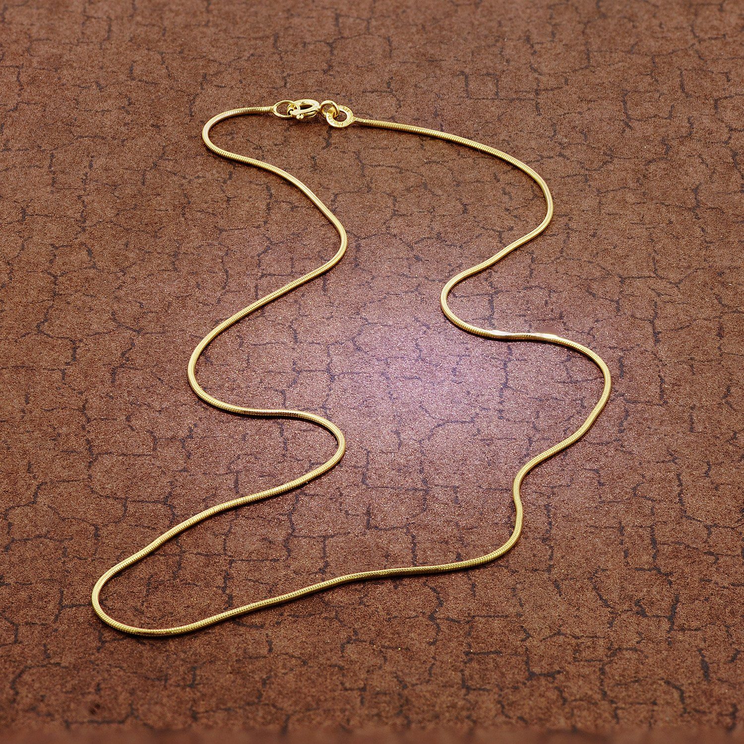 trendor Schlangenkette Feine Schlangenkette Gold 333/8K Breite 0,9 mm günstig online kaufen