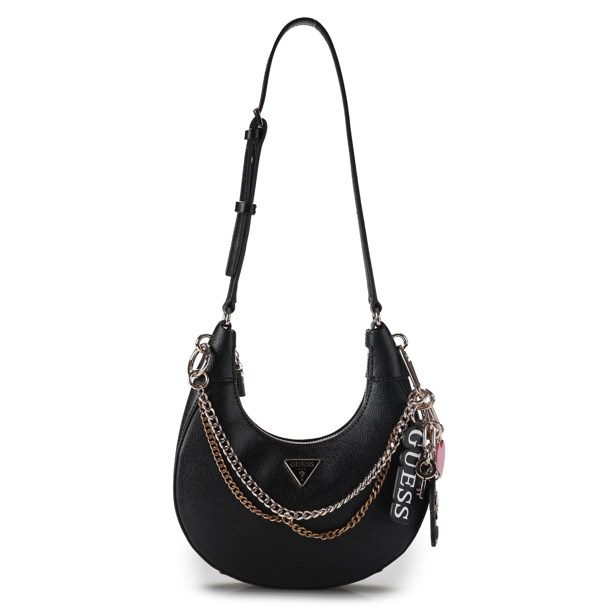 Guess Schultertasche Davina, Polyurethan günstig online kaufen