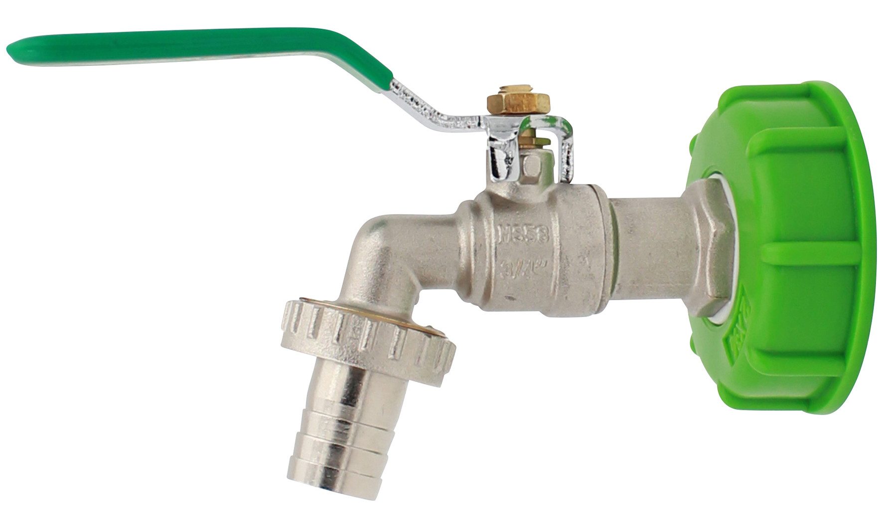 Graf Regentonne IBC Kugelhahn Metall Standard - feste Mutter