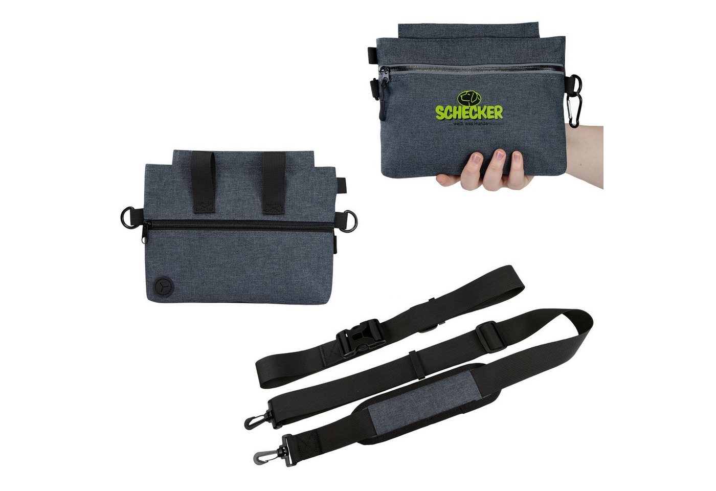 Thumbnail - Schecker Leckerlibeutel Schecker Trainingstasche MULTI - Bauchtasche (1-tlg), mit abnehmbarem Schulterriemen