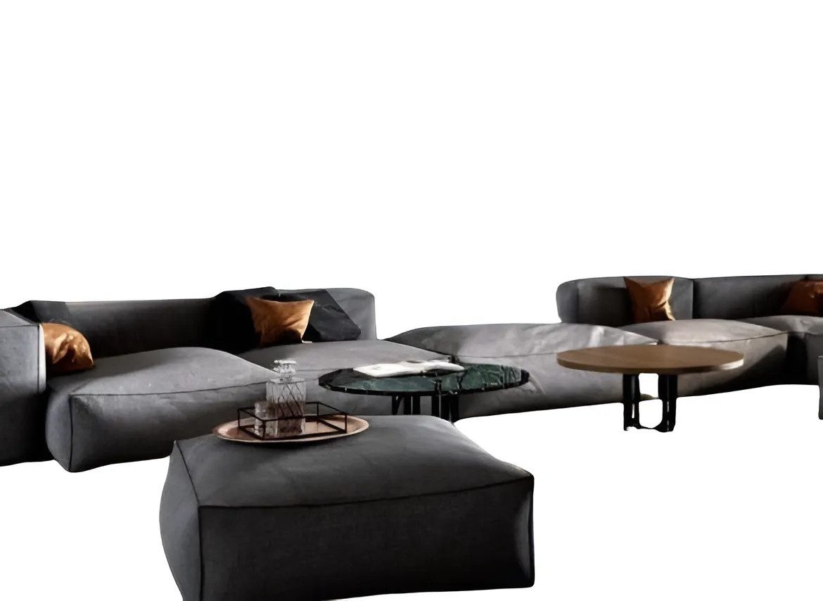 JVmoebel Big-Sofa, XXL Luxus Sofa Sitz Sofas Stoff Wohnzimmer Design Couchen Polster