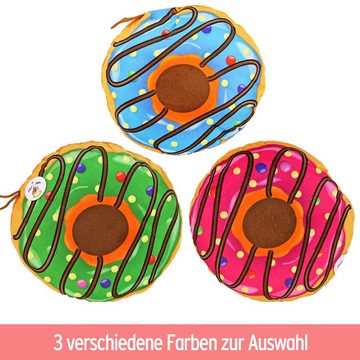 BEMIRO Tierkuscheltier Donut Kissen Plüsch mit Schlaufe - ca. 20 cm