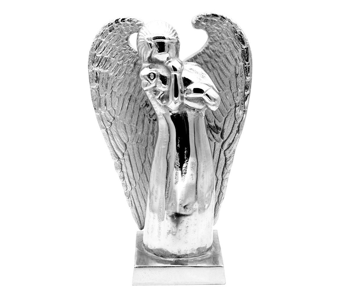 Engelfigur Engel Engelfigur Schutzengel Hunde Brillibrum Figur Metall Dekofigur