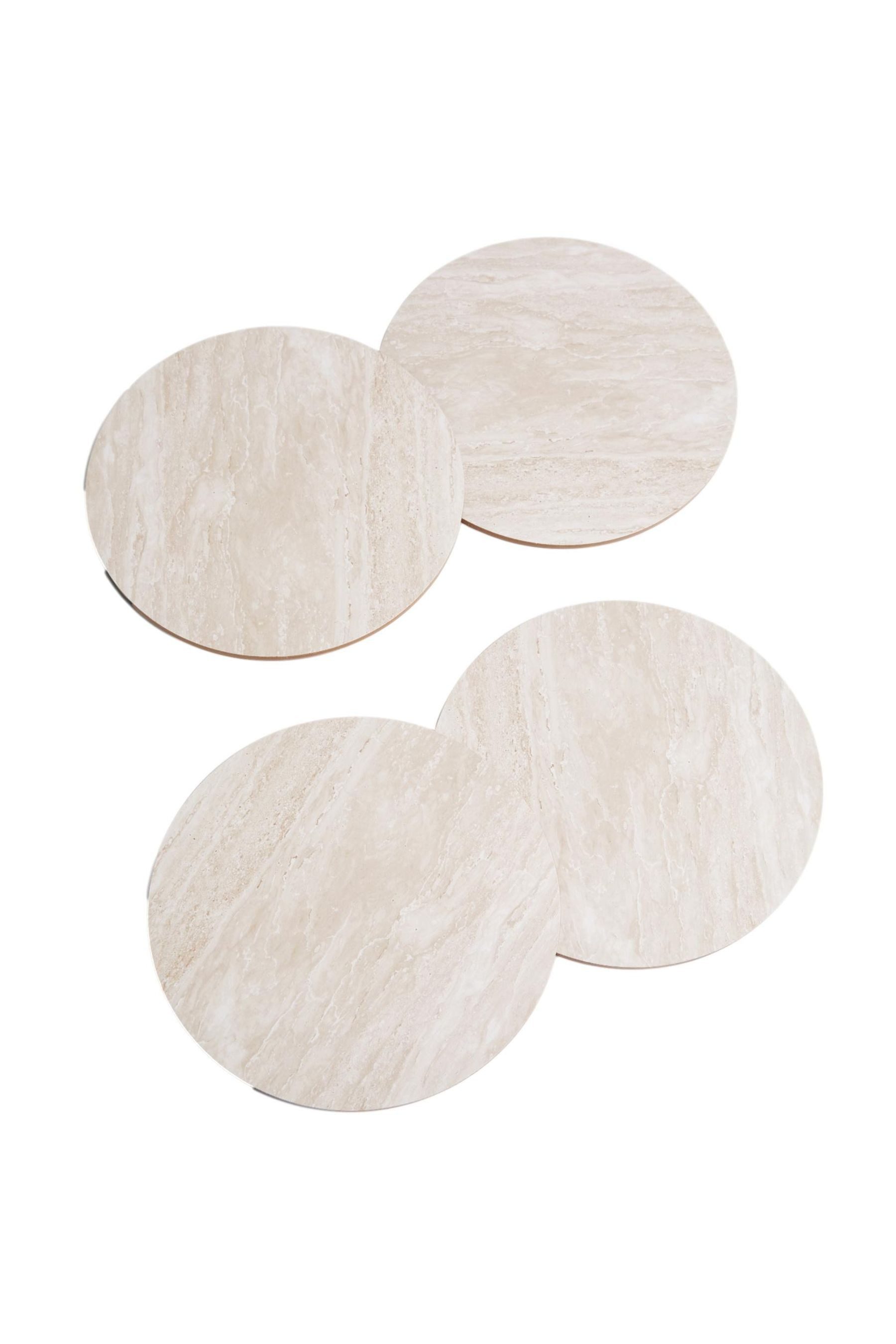 Next Platzset Set: 4 Platzsets und Untersetzer in Marmoroptik, (1-St)