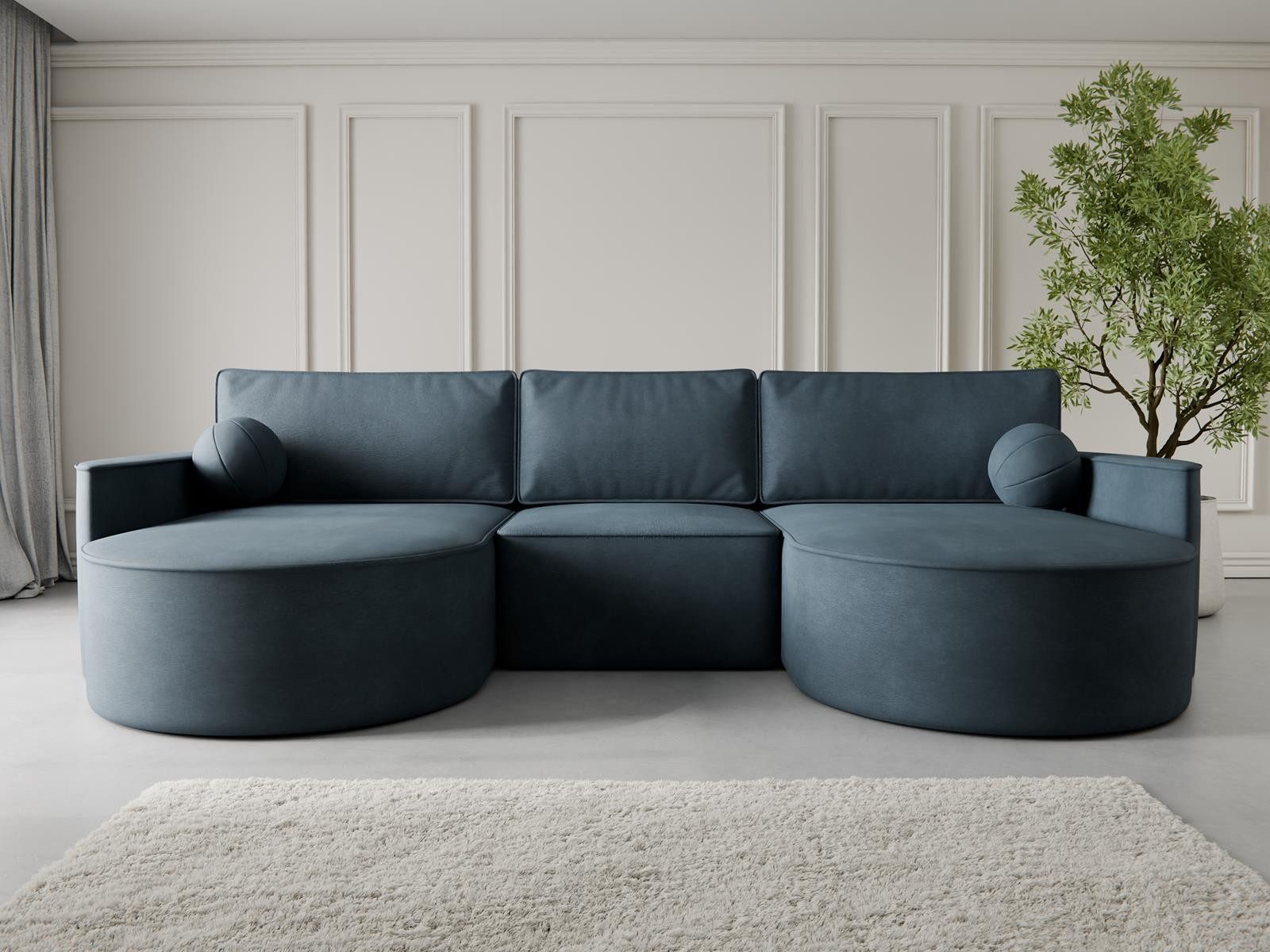 Compleo Ecksofa U Form MORENO, Couch günstig online kaufen