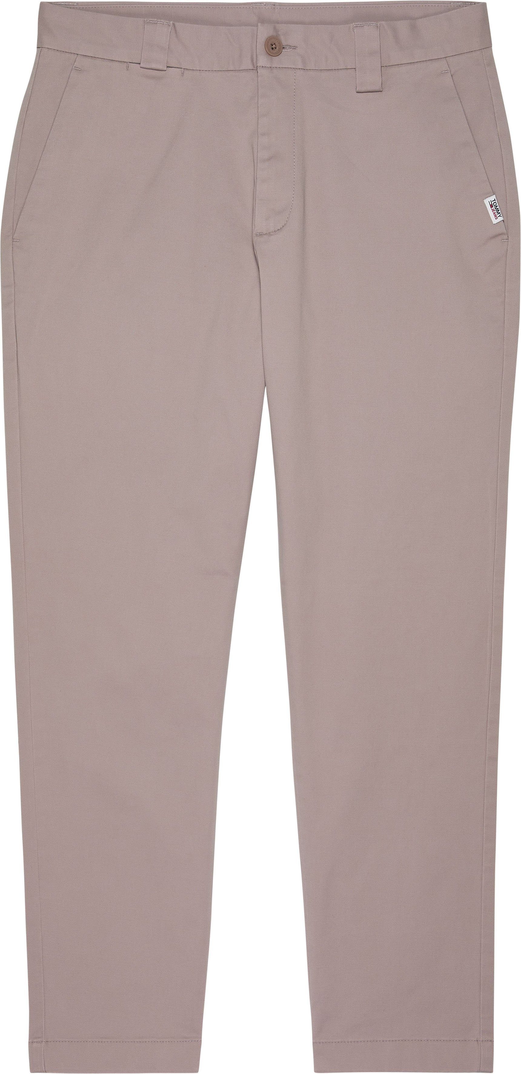 Tommy Jeans Chinohose TJM DAD Brandons mit CHINO Label-Badge Stone