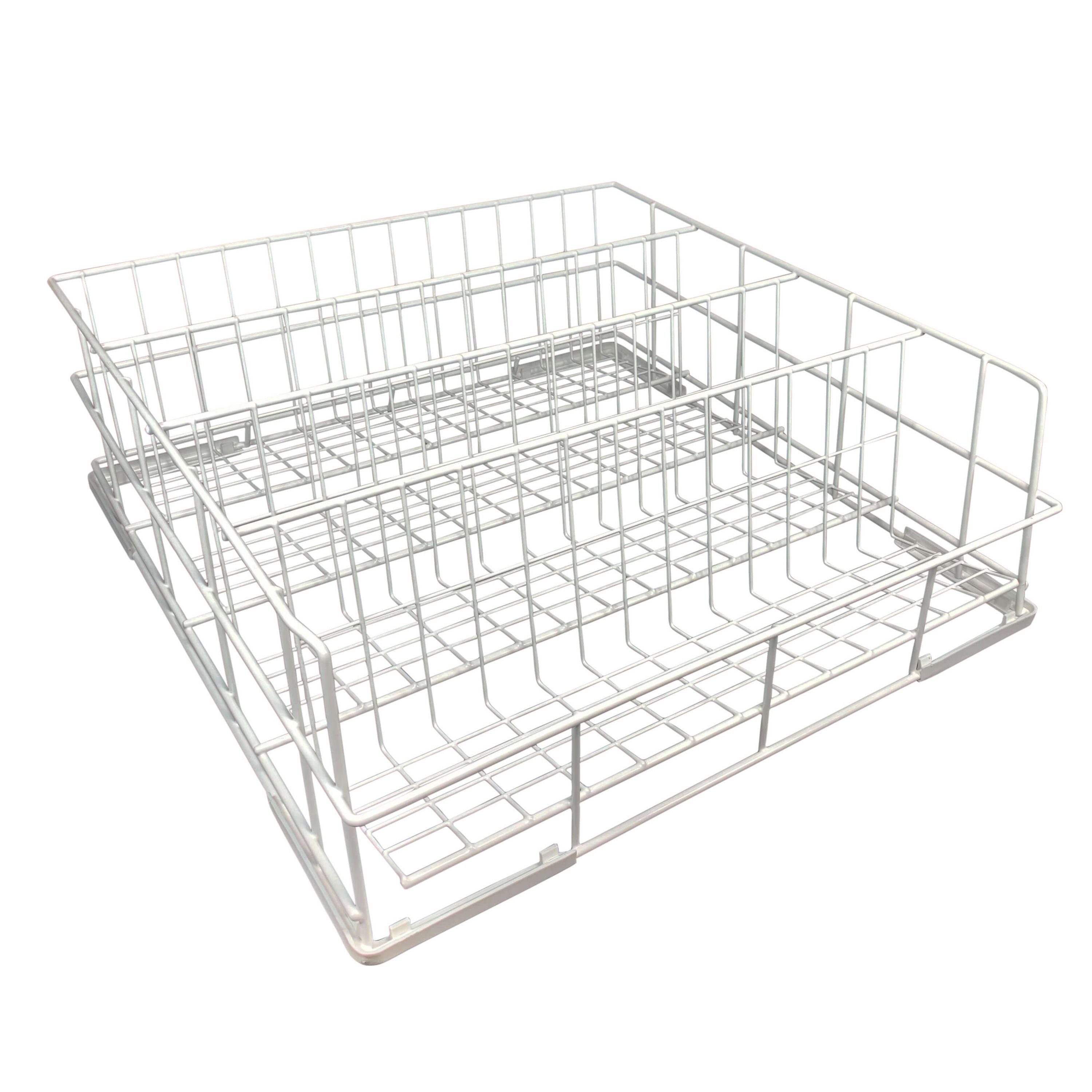 Morleos Geschirrspüleinsatz GSP Spülkorb Gläserspülkorb 500x500mm Draht 4 Reihen