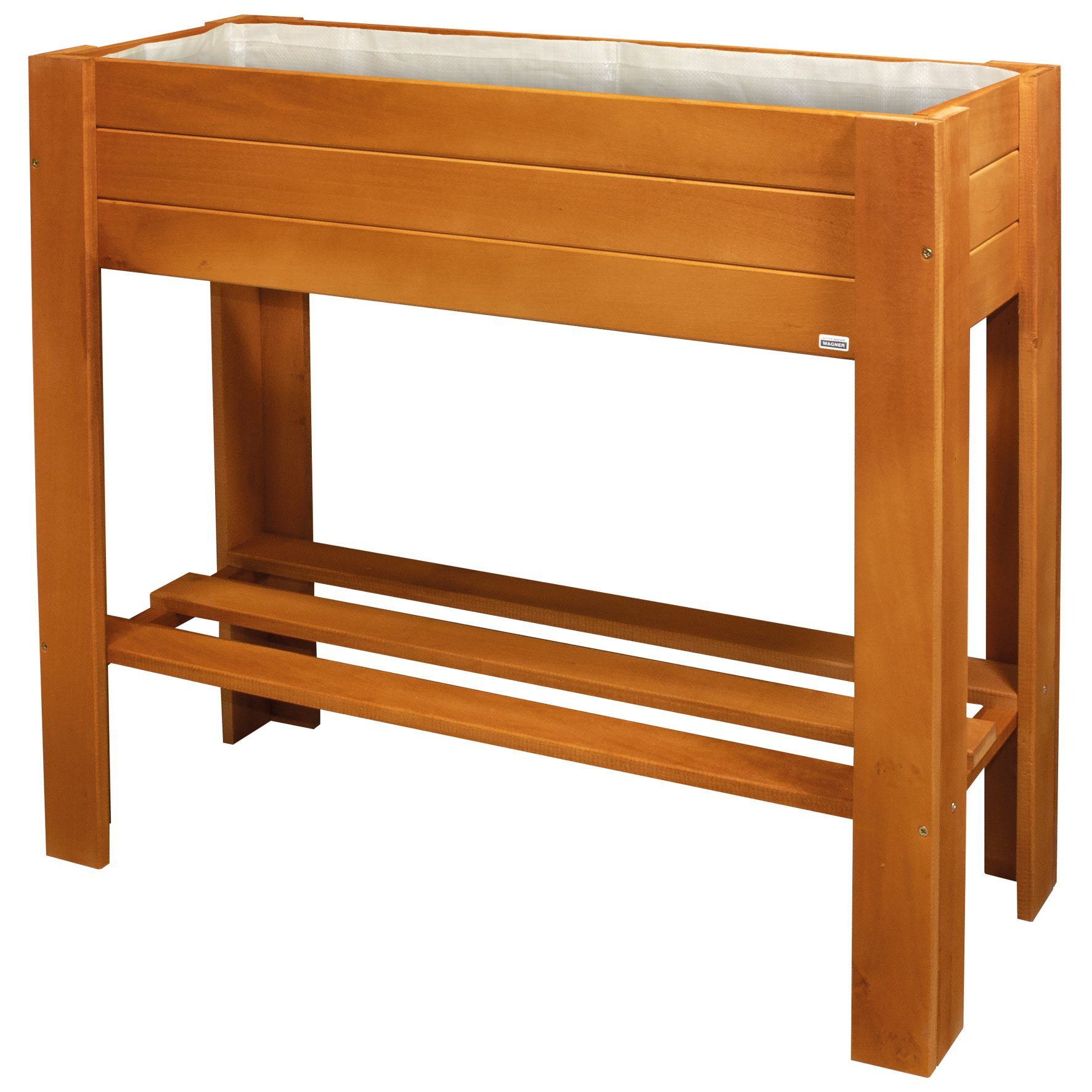 Hochbeet GreenBOX Light - 70 x 83 x 34,5 cm - verschiedene Farben - Nadelholz massiv I FSC® I Regalboden I inkl. Pflanztasche