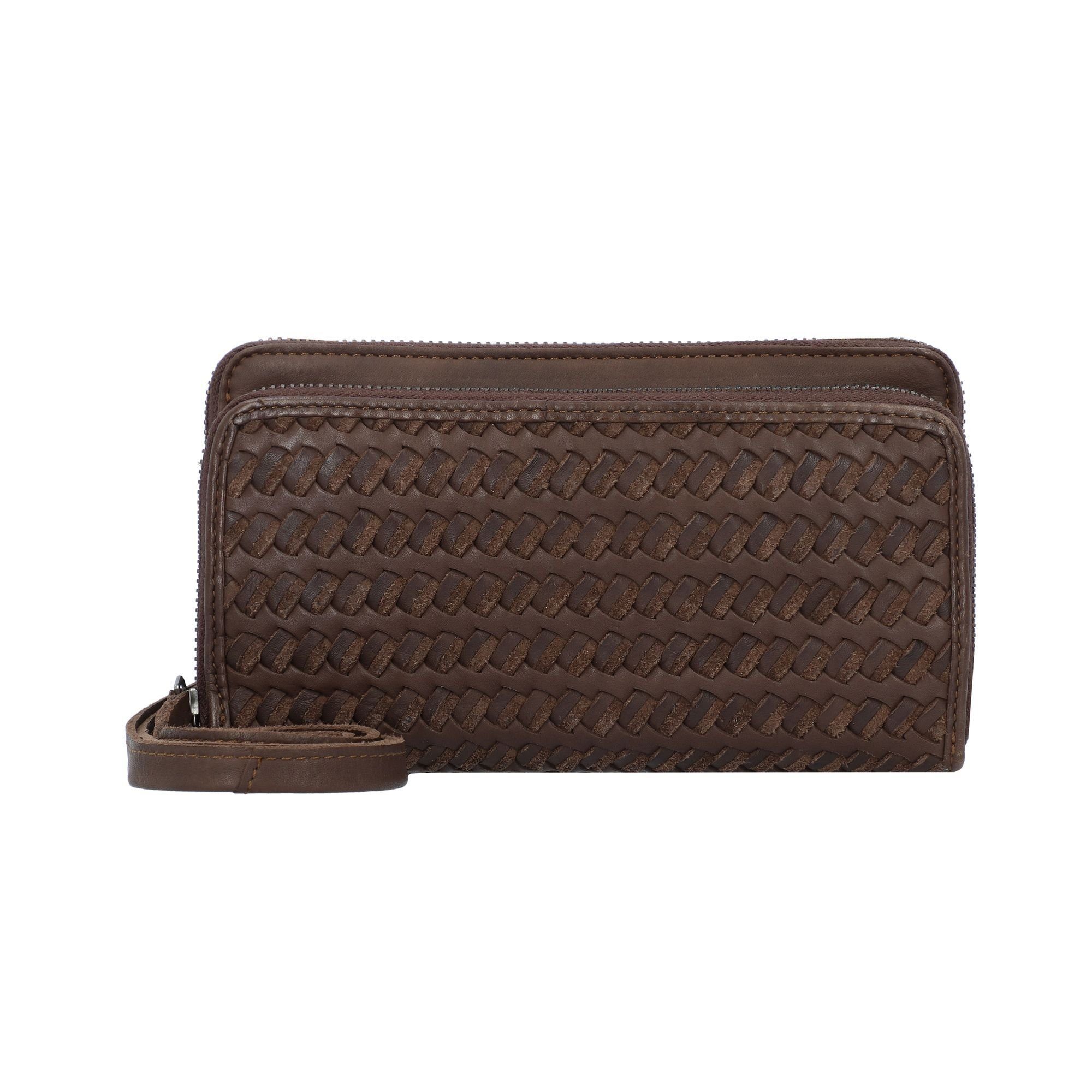 HARBOUR 2nd Smartphone-Hülle Soft Weaving, Leder chocolate brown