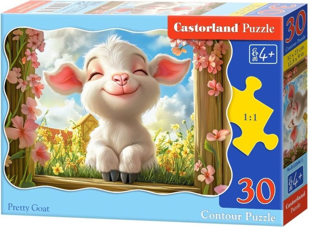 Castorland Puzzle CASTORLAND Puzzle Kran Boat 30 Puppen, Puzzleteile