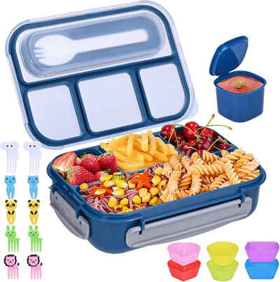 autolock Lunchbox Bento Box, Auslaufsicher Bento Box,Lunchbox für Arbeit Büro und Schule