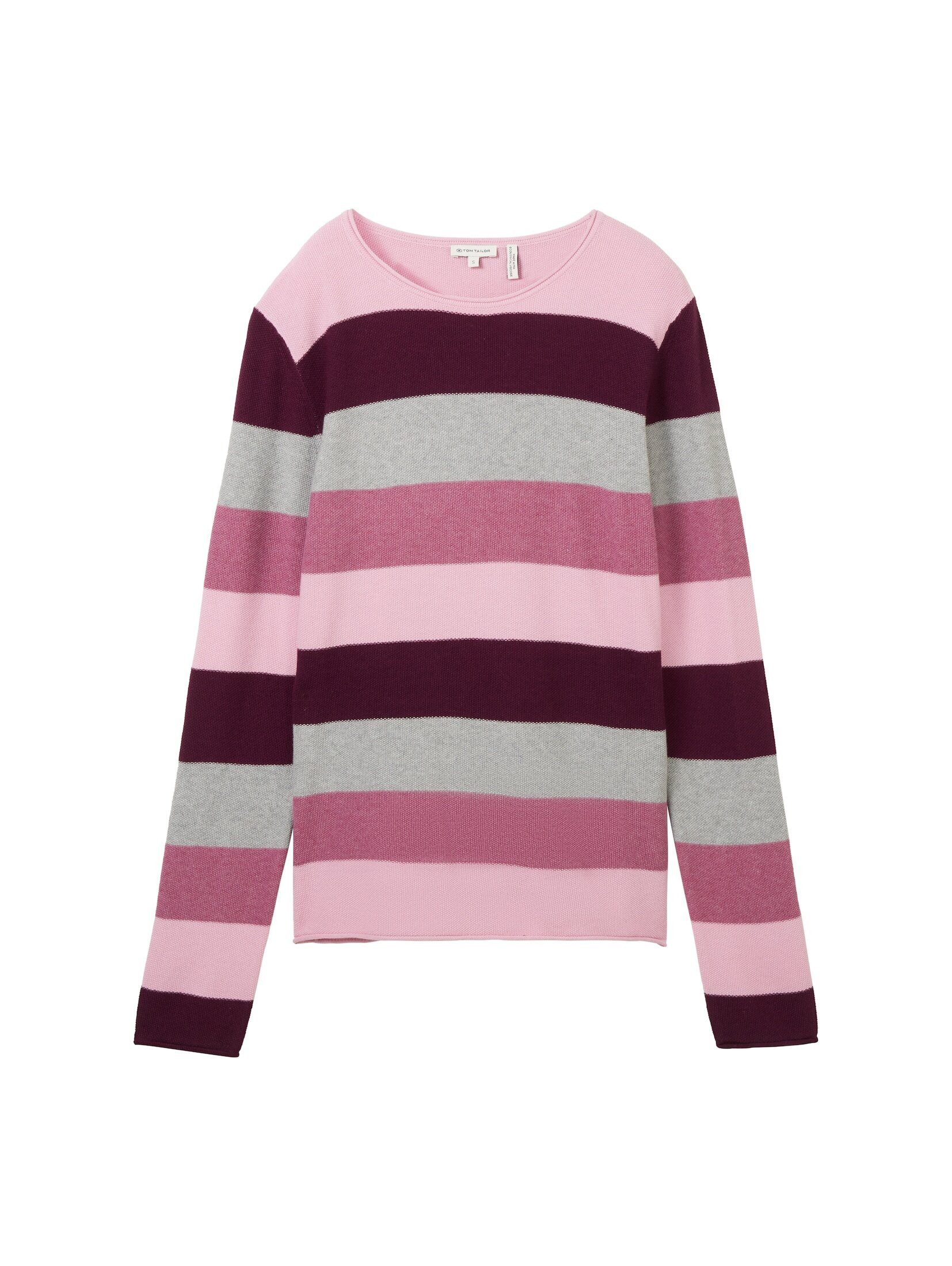 TOM TAILOR Strickpullover Strickpullover mit Rundhalsausschnitt günstig online kaufen