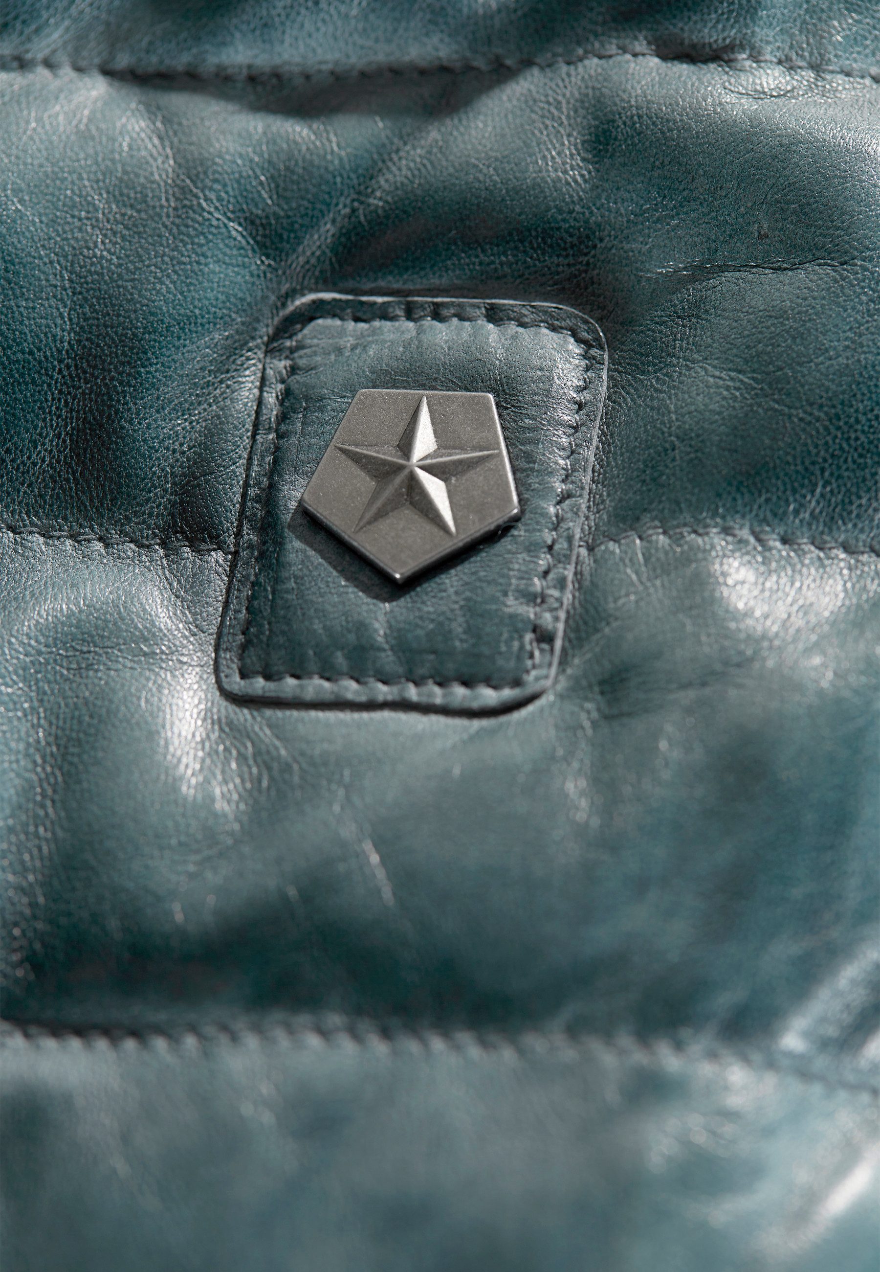 Milestone Lederjacke MSIseo leichte 4 Season Steppjacke aus Lammleder