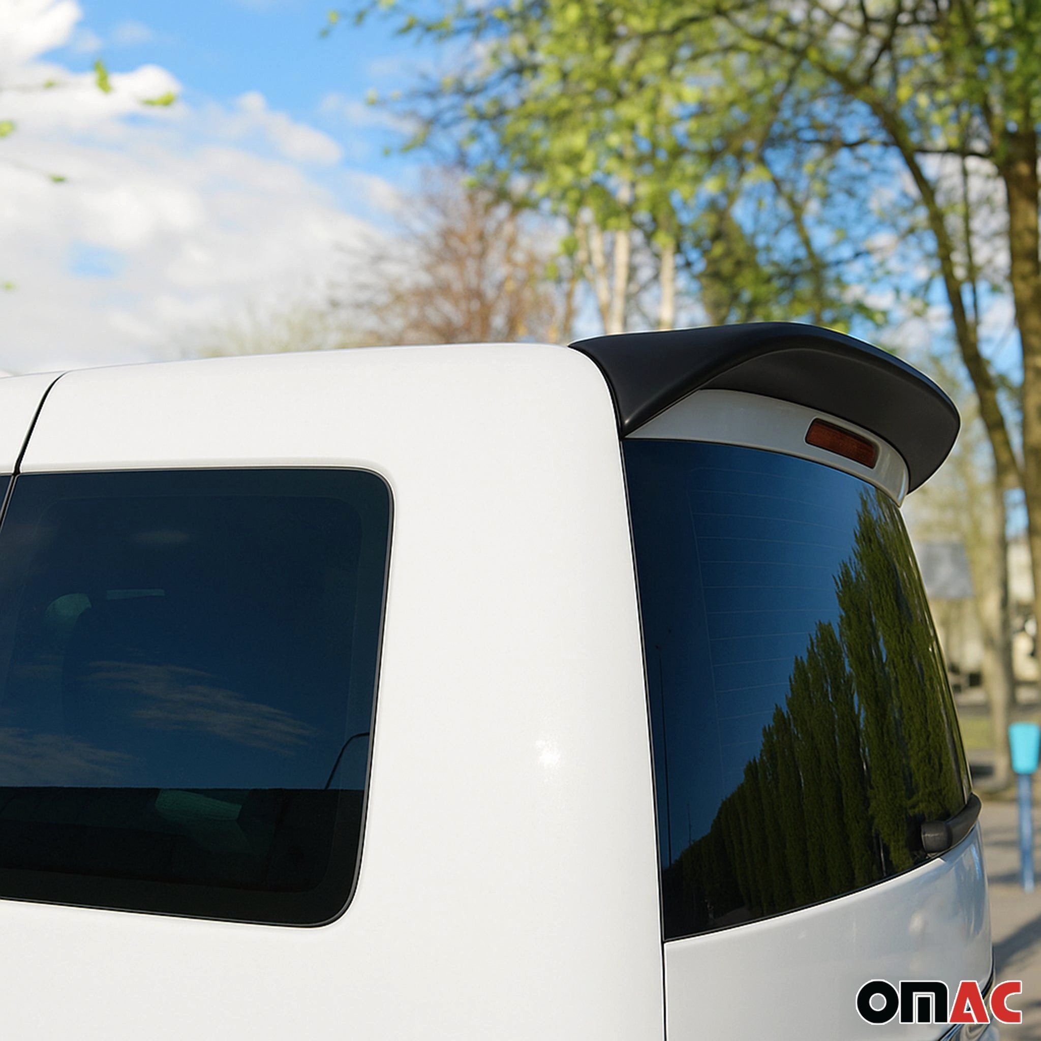 OMAC Heckstoßstange Heckspoiler Heckflügel für VW Caddy 2015-2025 Farbe LC9X ABS 1tlg, 1-St.