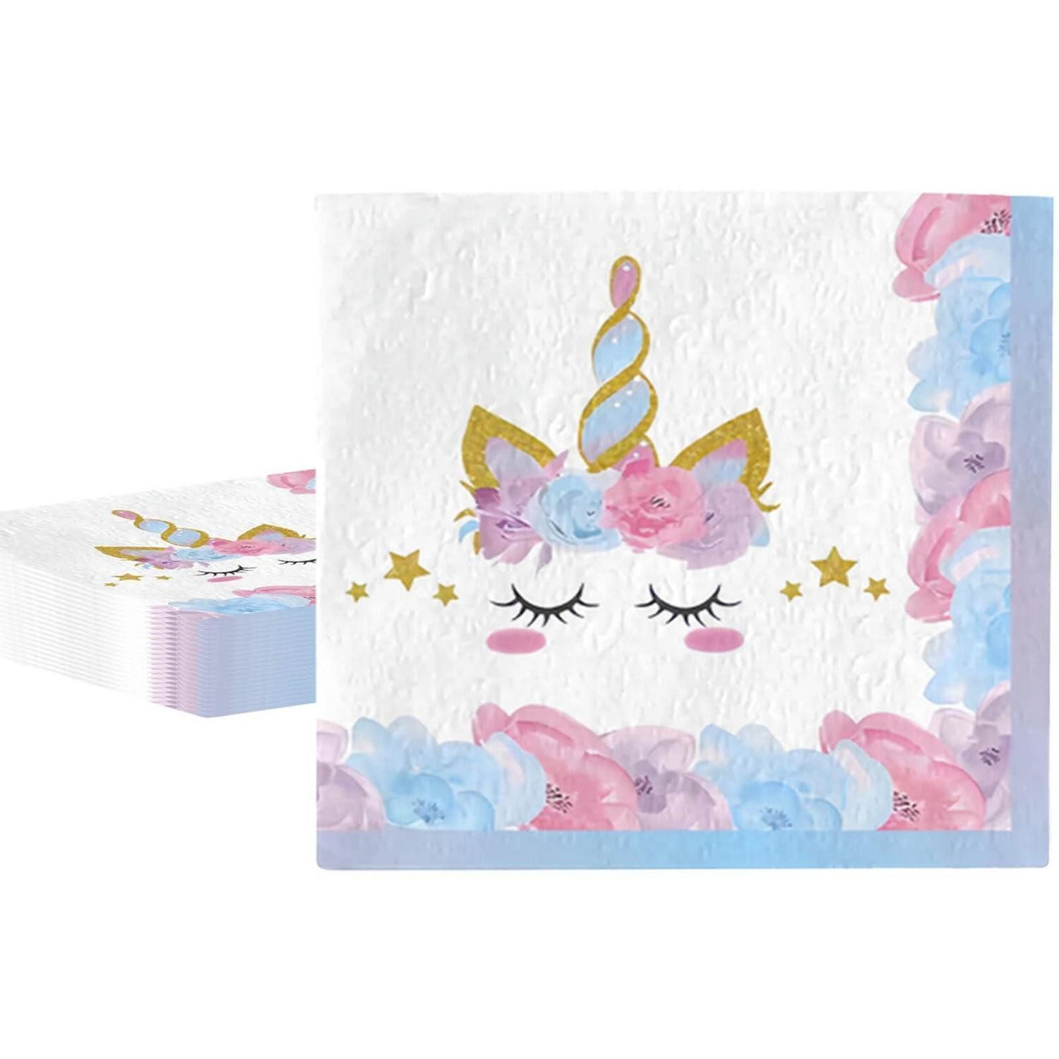 LuxusKollektion Papierserviette Servietten Prinzessin Lila 20 Stk., (20 St)