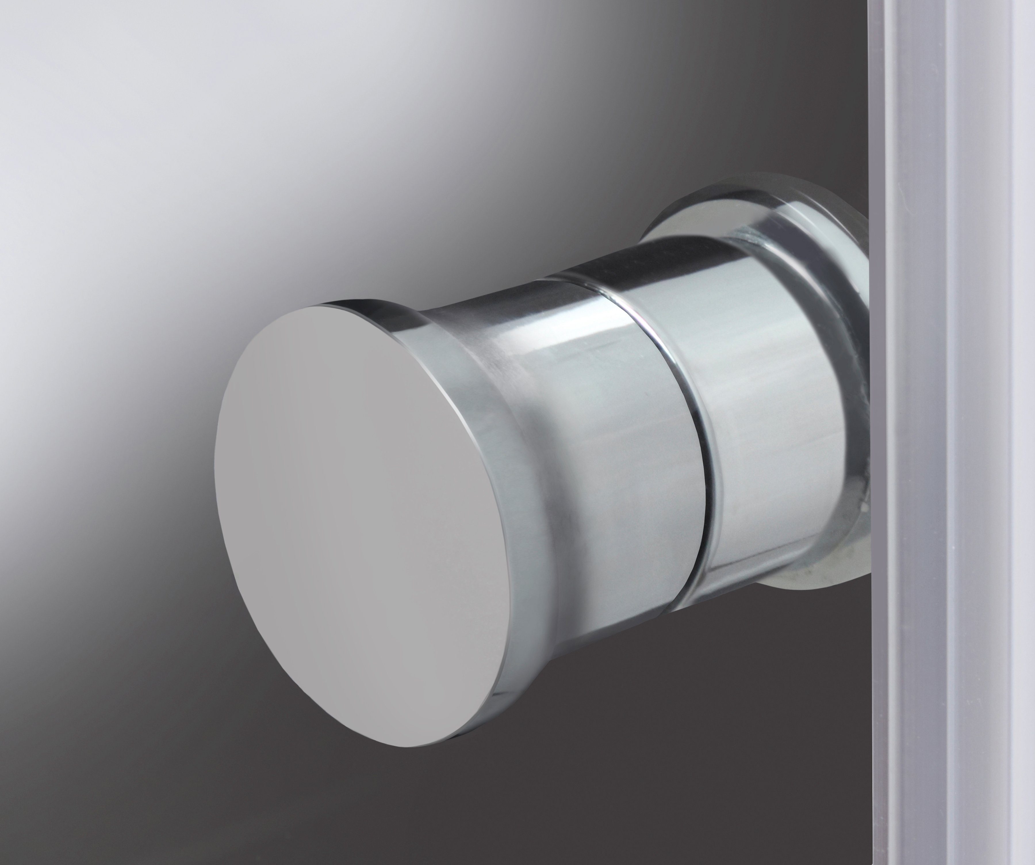 welltime Trento corner shower, WxD: 90x90 cm, single-pane safety glass, with variable adjustment range of 80-90cm, corner shower with sliding doors