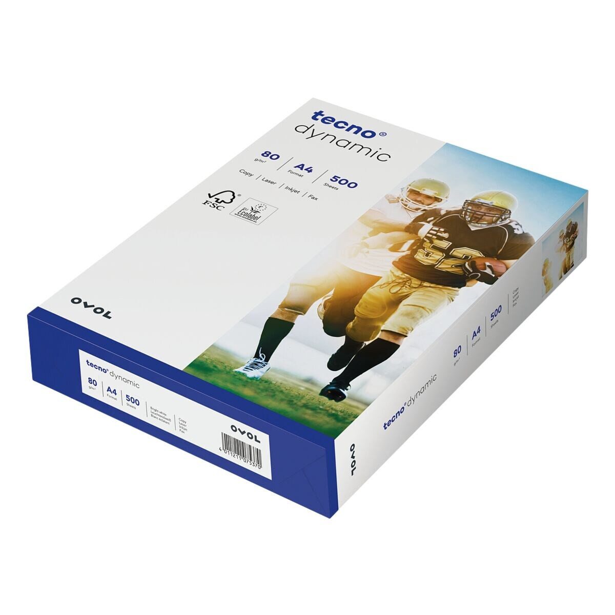 Inapa tecno Druckerpapier Dynamic, DIN A4, 80 g/m², 168 CIE, 500 Blatt