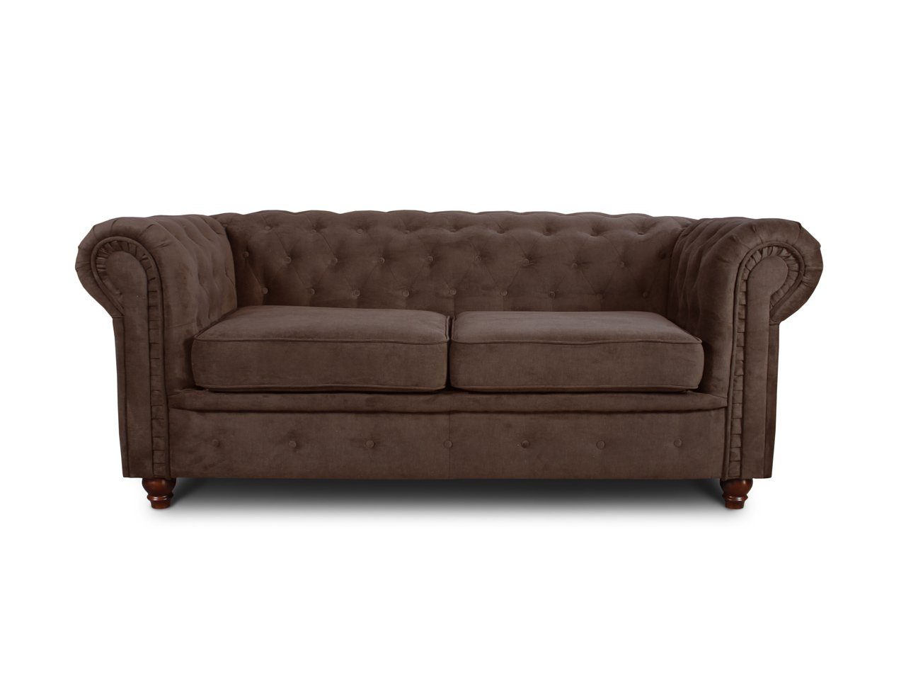 Sofnet Sofa Couch 2-er, Asti Sofa 2, Glamour Sofagarnitur, Chesterfield