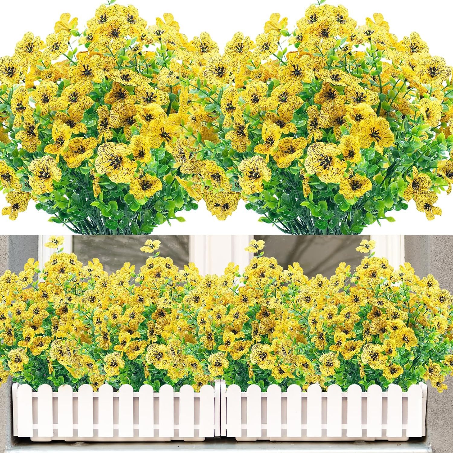 Kunstblumenstrauß 4 Bündel Künstliche Blumen Geranie günstig online kaufen