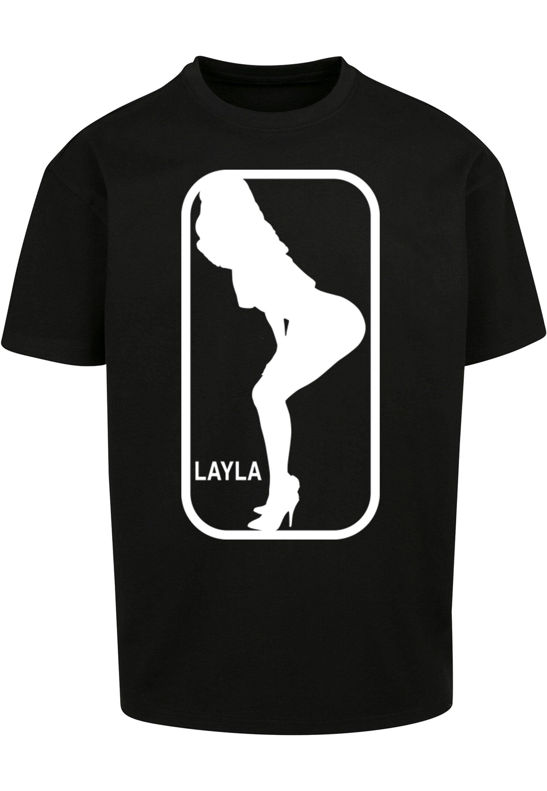Merchcode T-Shirt Herren Layla Dance X Oversize Tee (1-tlg) black