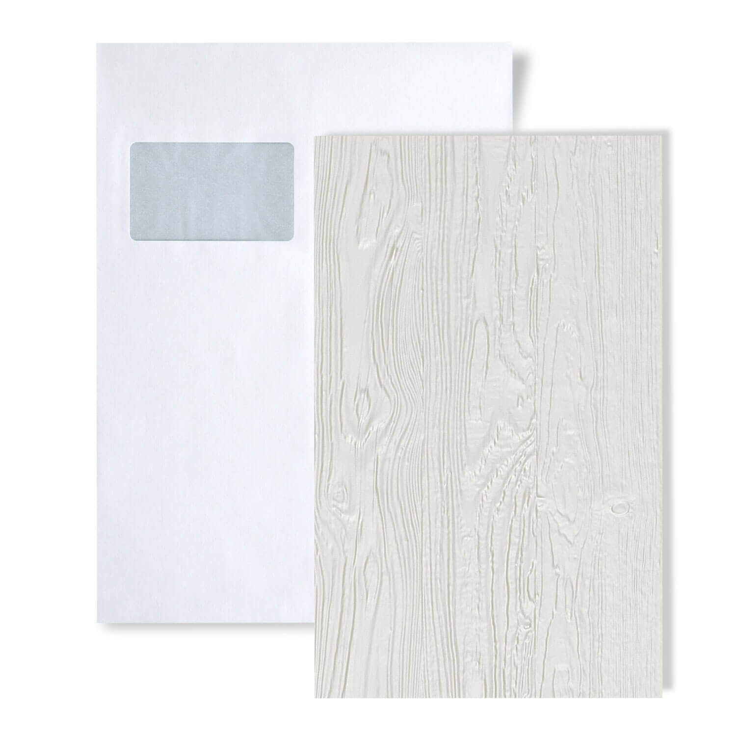 Wallface Wandpaneel 1 MUSTERSTÜCK S-24950 DIN A5 Wandpaneel MUSTER DAKOTA Snow, BxL: 15x20 cm, 0 qm, (1 MUSTERSTÜCK, Produktmuster, 1-tlg., Muster des Wandpaneels) weiß