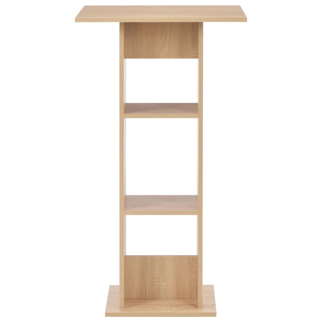 vidaXL Esstisch Bartisch Eichenbraun 60x60x110 cm günstig online kaufen