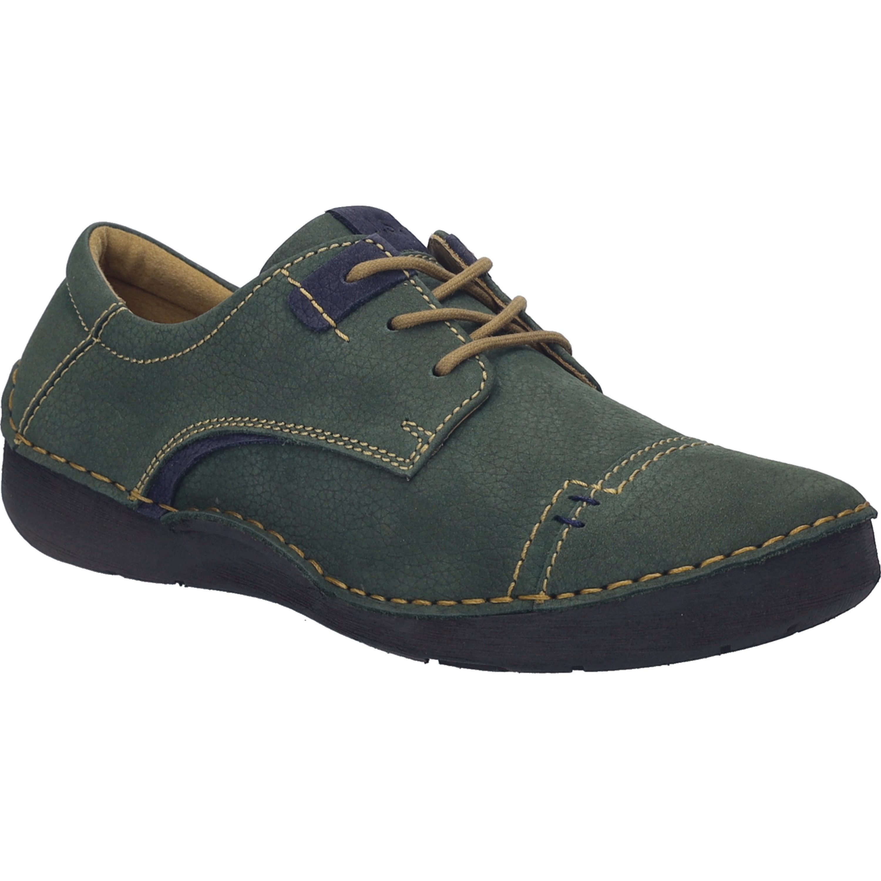 Josef Seibel Fergey 41, grün Schnürschuh günstig online kaufen