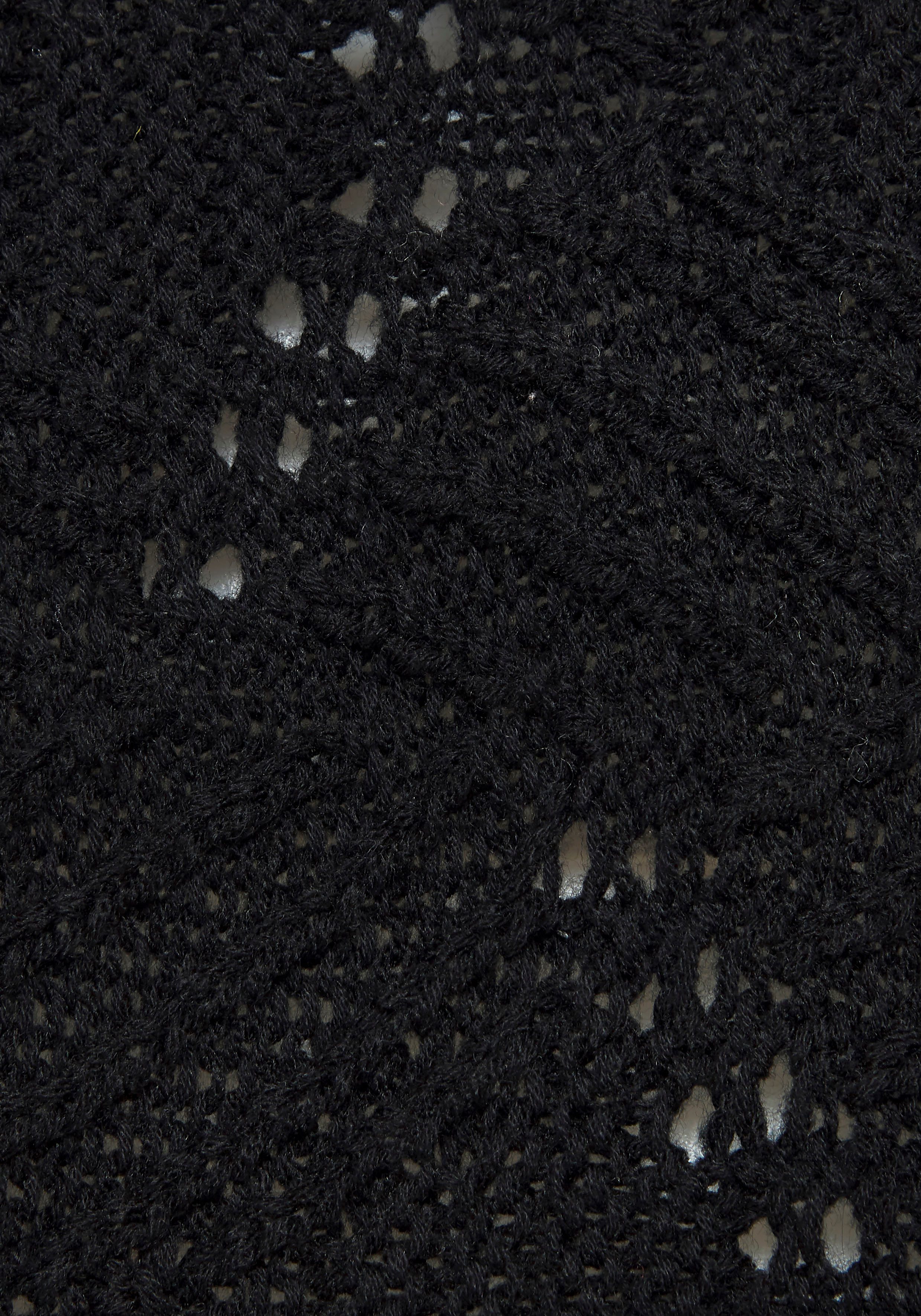 LASCANA Fledermauspullover mit aufwendigem Strickmuster