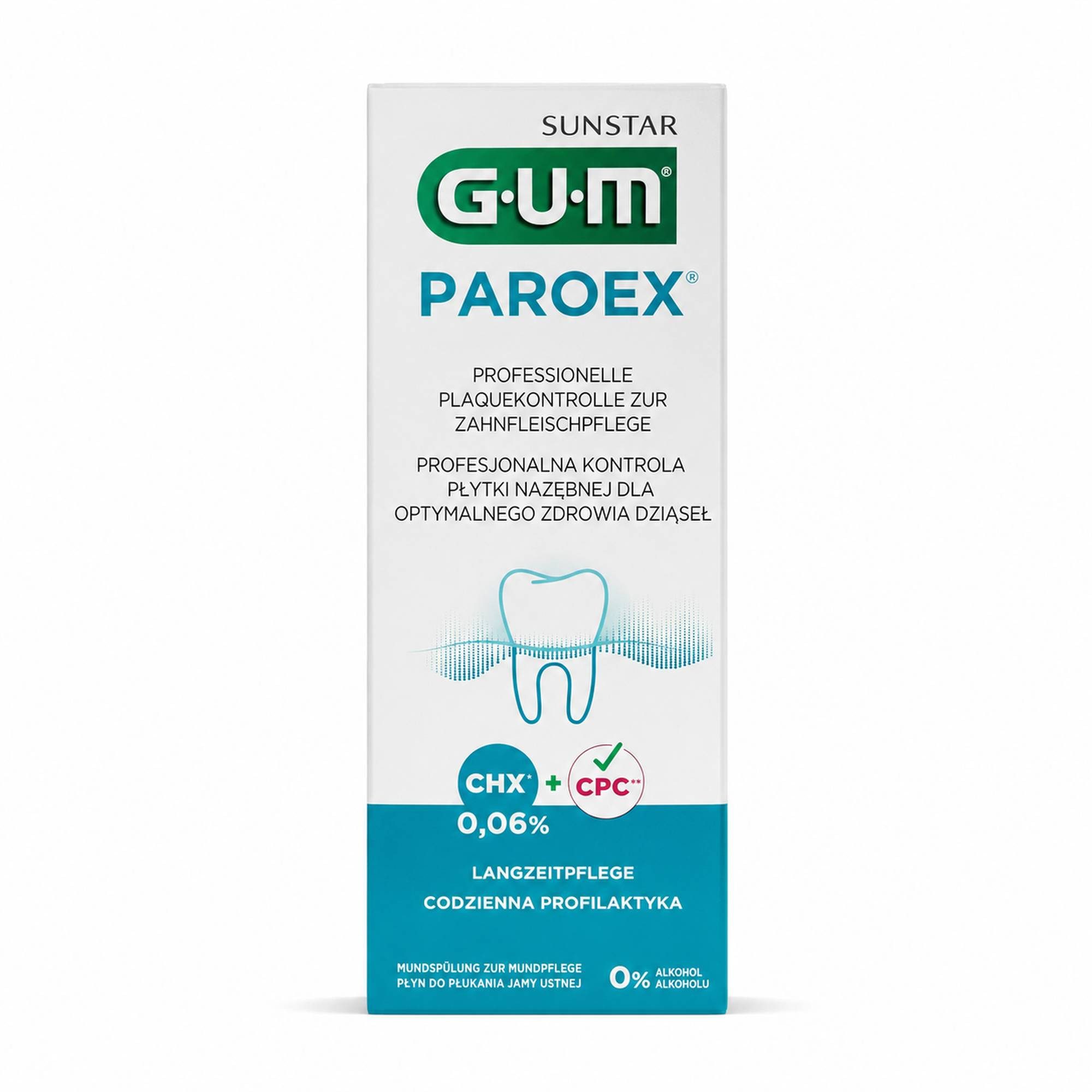 GUM Mundspülung GUM PAROEX 0,06% CHX Mundspülung 500ml