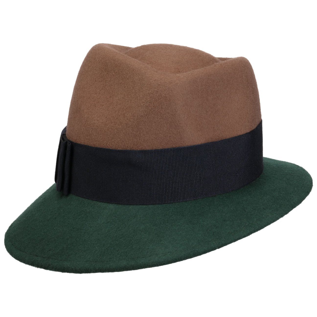 Lierys Filzhut (1-St) Damenhut mit Ripsband, Made in Italy