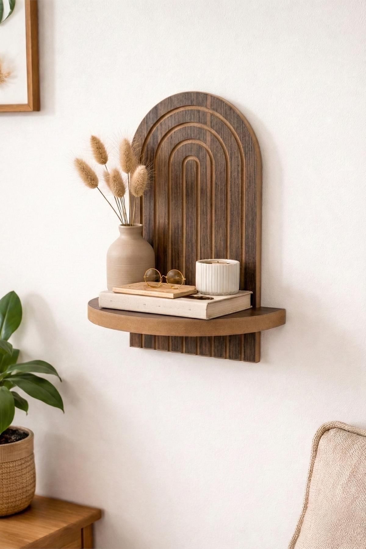Skye Decor Deko-Wandregal Boho, aus melaminbeschichteter Spanplatte, geometrisches Design