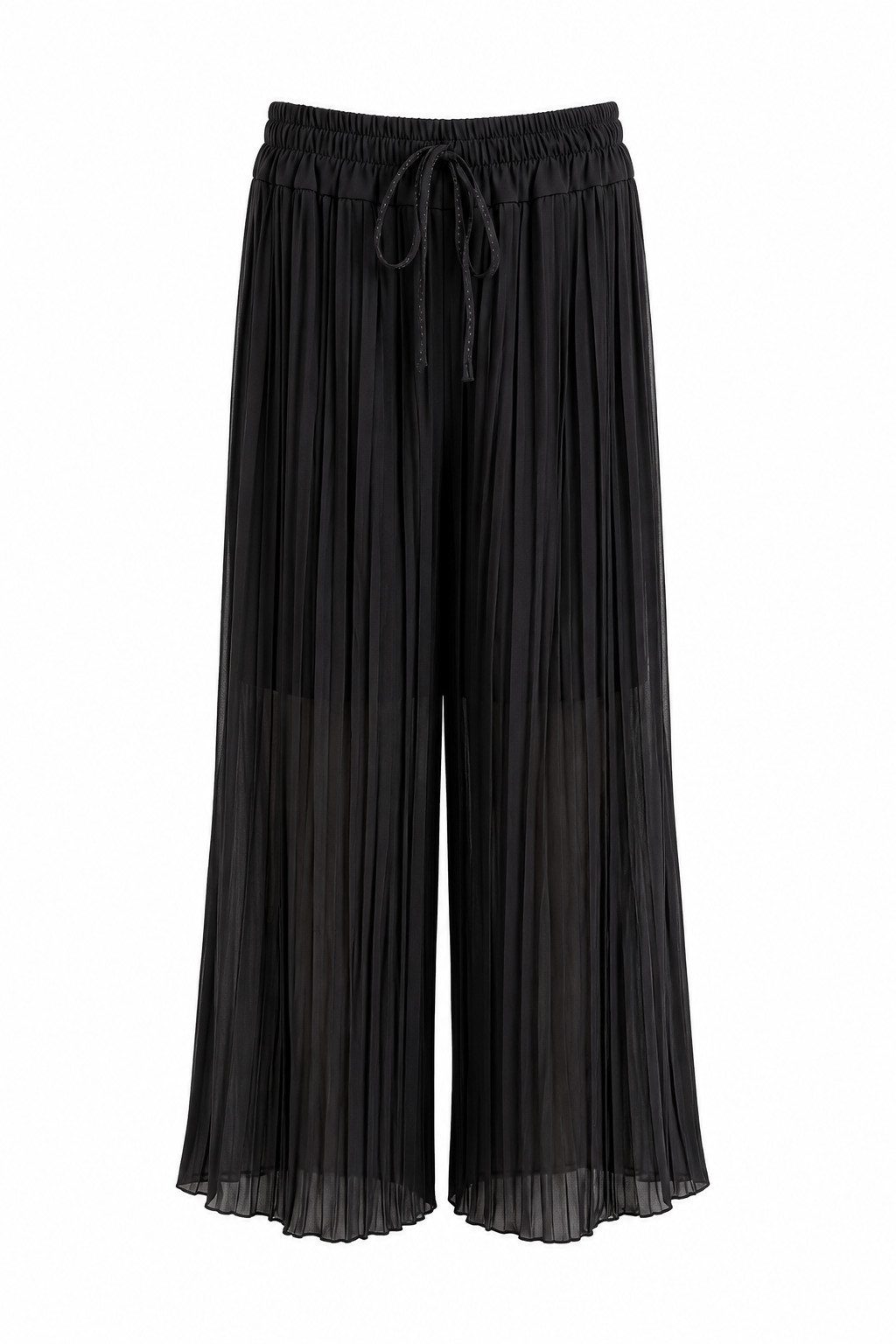 ITALY VIBES Palazzohose - Plisseehose - weite elegante Sommerhose - Damen Culotte ONE SIZE - passend für Größen S bis L