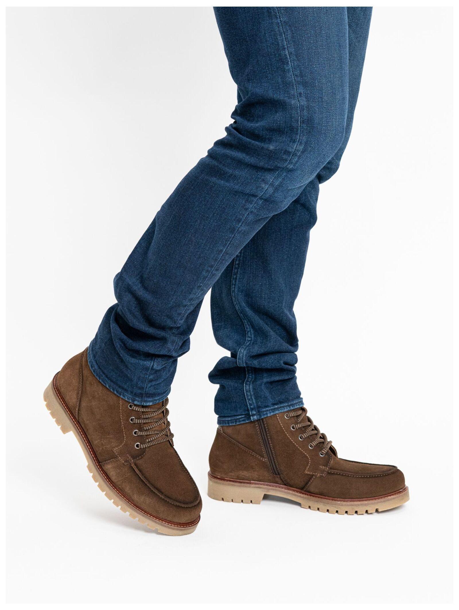 Ara Ara Stiefelette Veloursleder Schnürstiefelette
